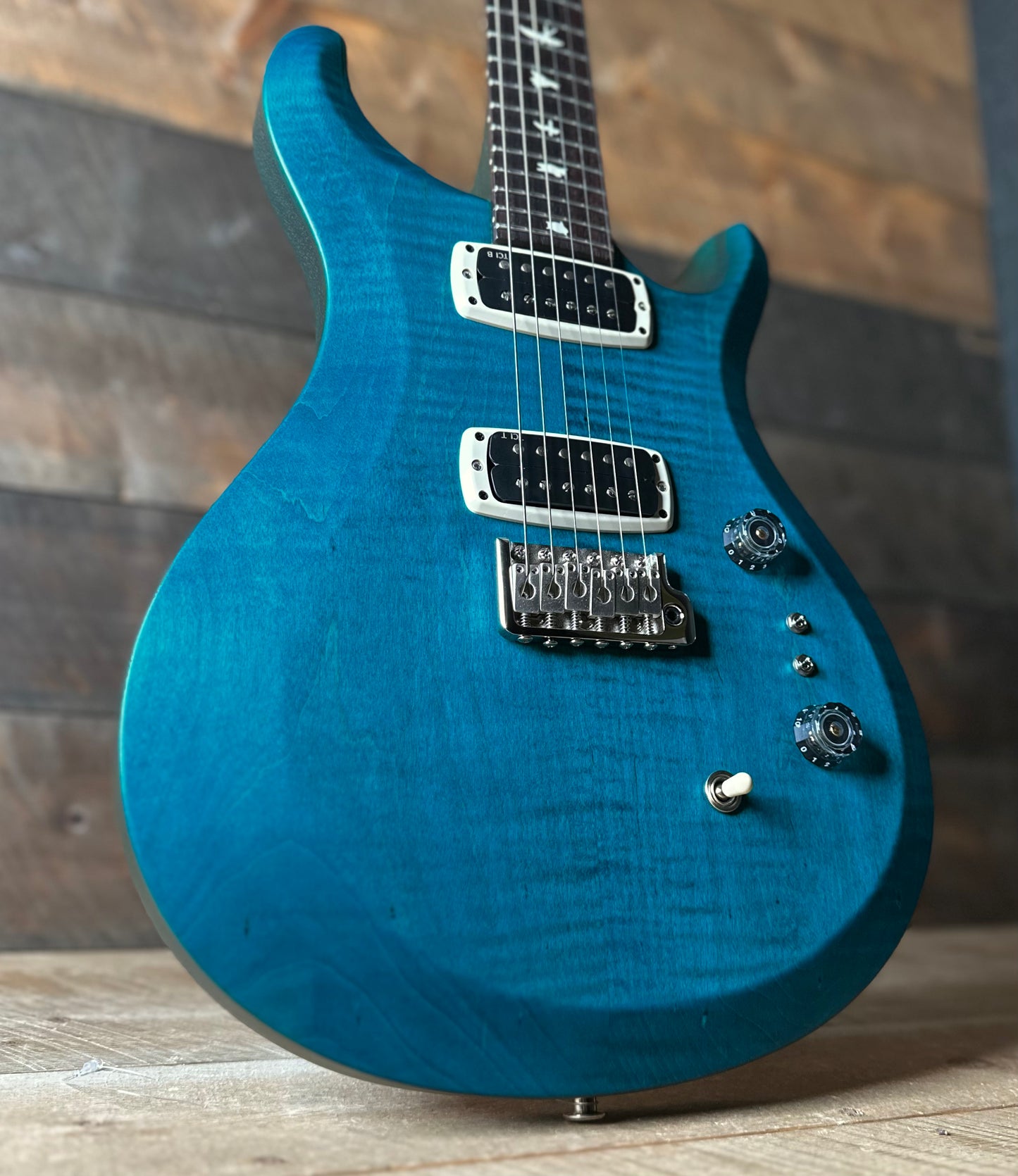 PRS S2 Wood Library Custom 24-08 QS Exclusive Satin Run! - Faded Abalone S2085536