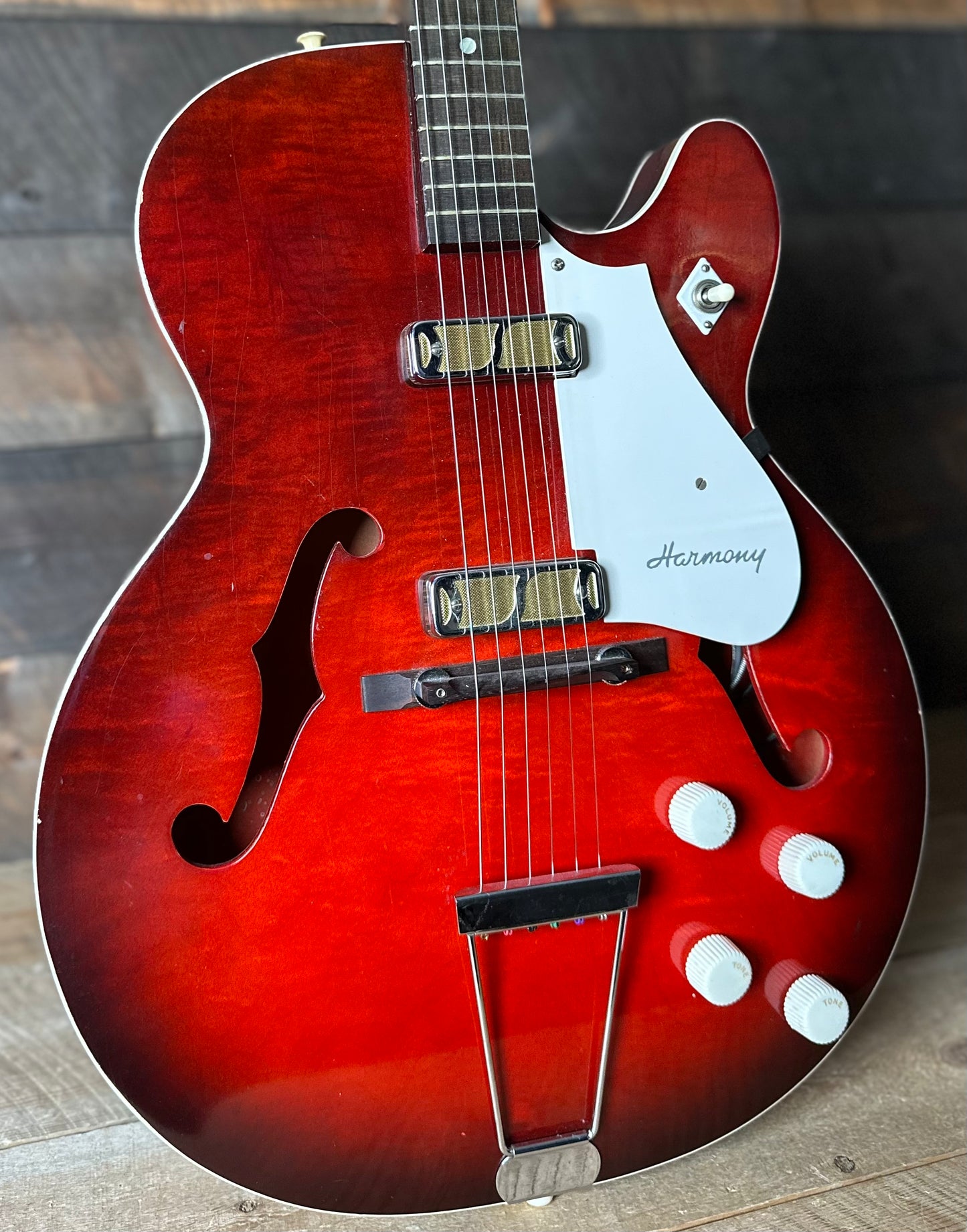 Vintage 1960's Harmony Rocket H-54 - Cherry Red
