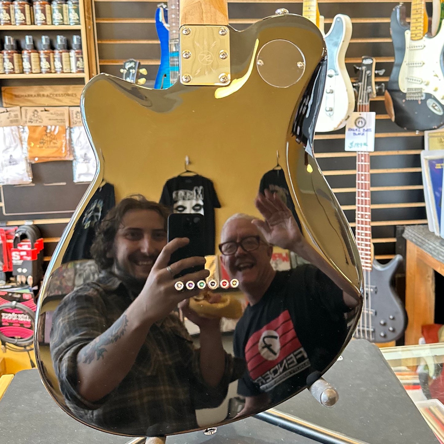 Reverend Bolt-On Series Crosscut - Midnight Black