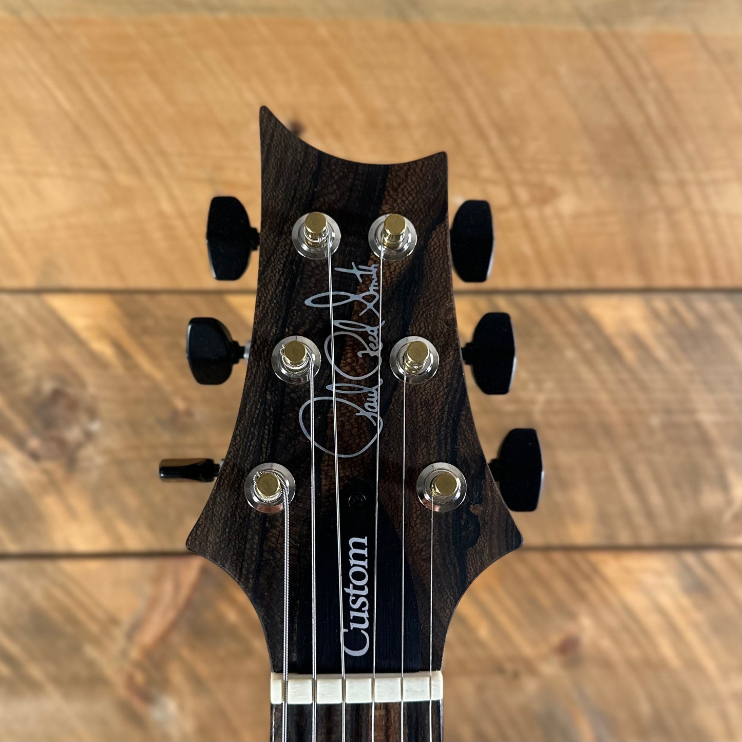 PRS Wood Library Custom 24 Stoptail Limited Edition - Charcoal (Natural Back) 430172