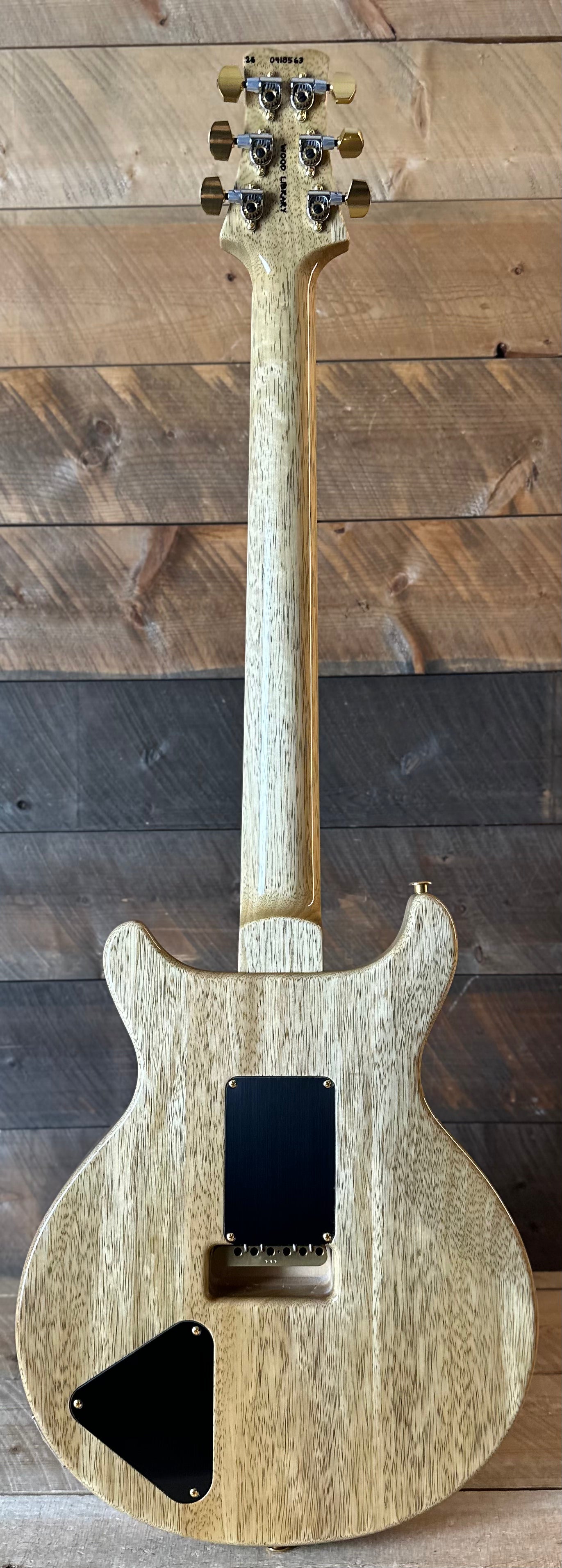 PRS Wood Library Santana Retro Korina Back & Neck, Ziricote FB!! - Antique White Top W/Natural Back 418563