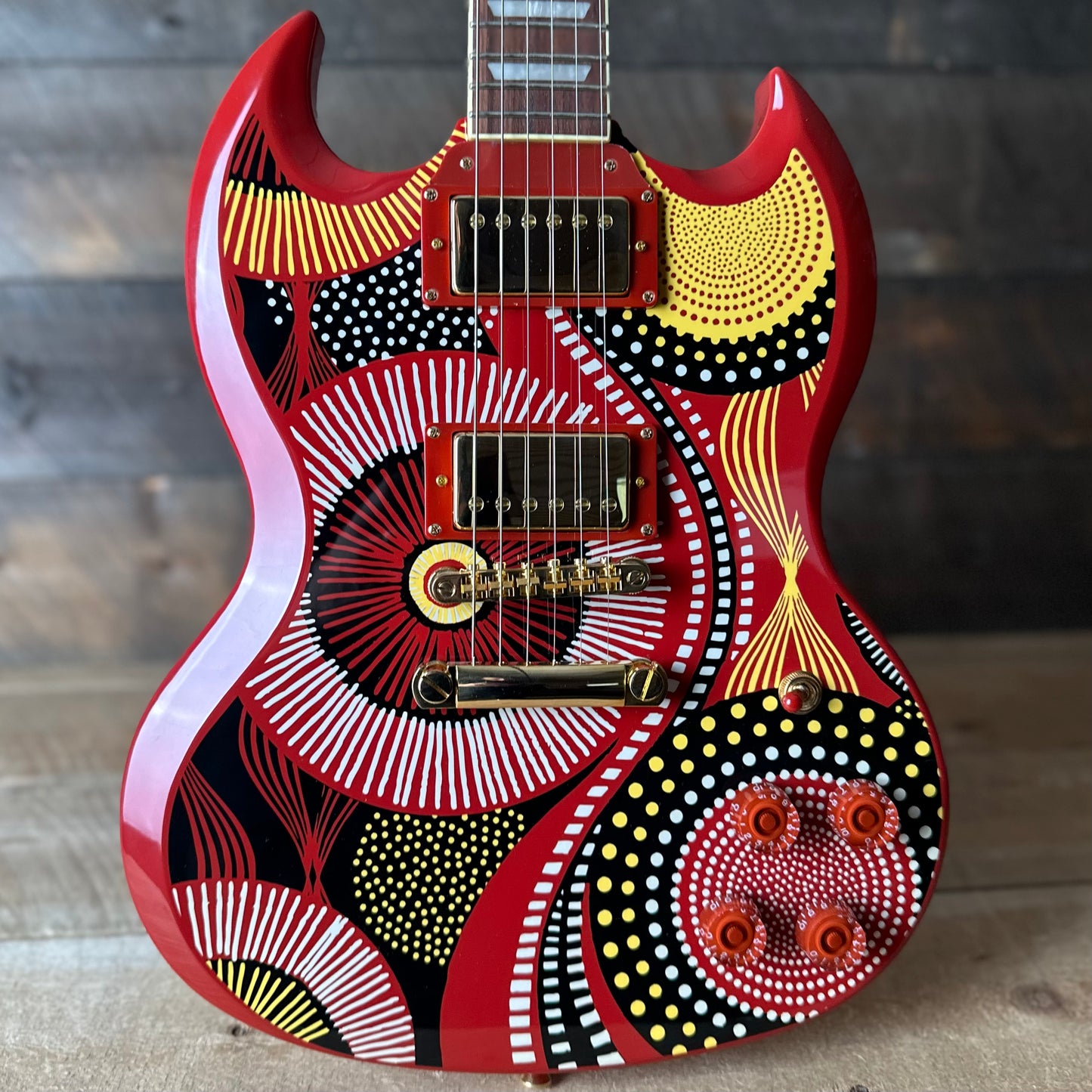 Used Epiphone Fatoumata Diawara Signature SG - Fire Ember Red