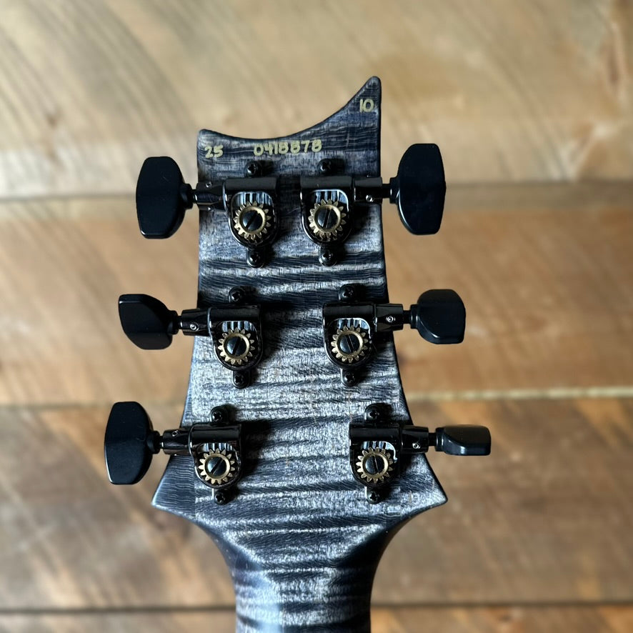 PRS Wood Library McCarty 594 Flamed Maple 10 Top, Swamp Ash Back, Stained Flamed Maple Neck, Bound Ebony FB - Satin Charcoal 418878