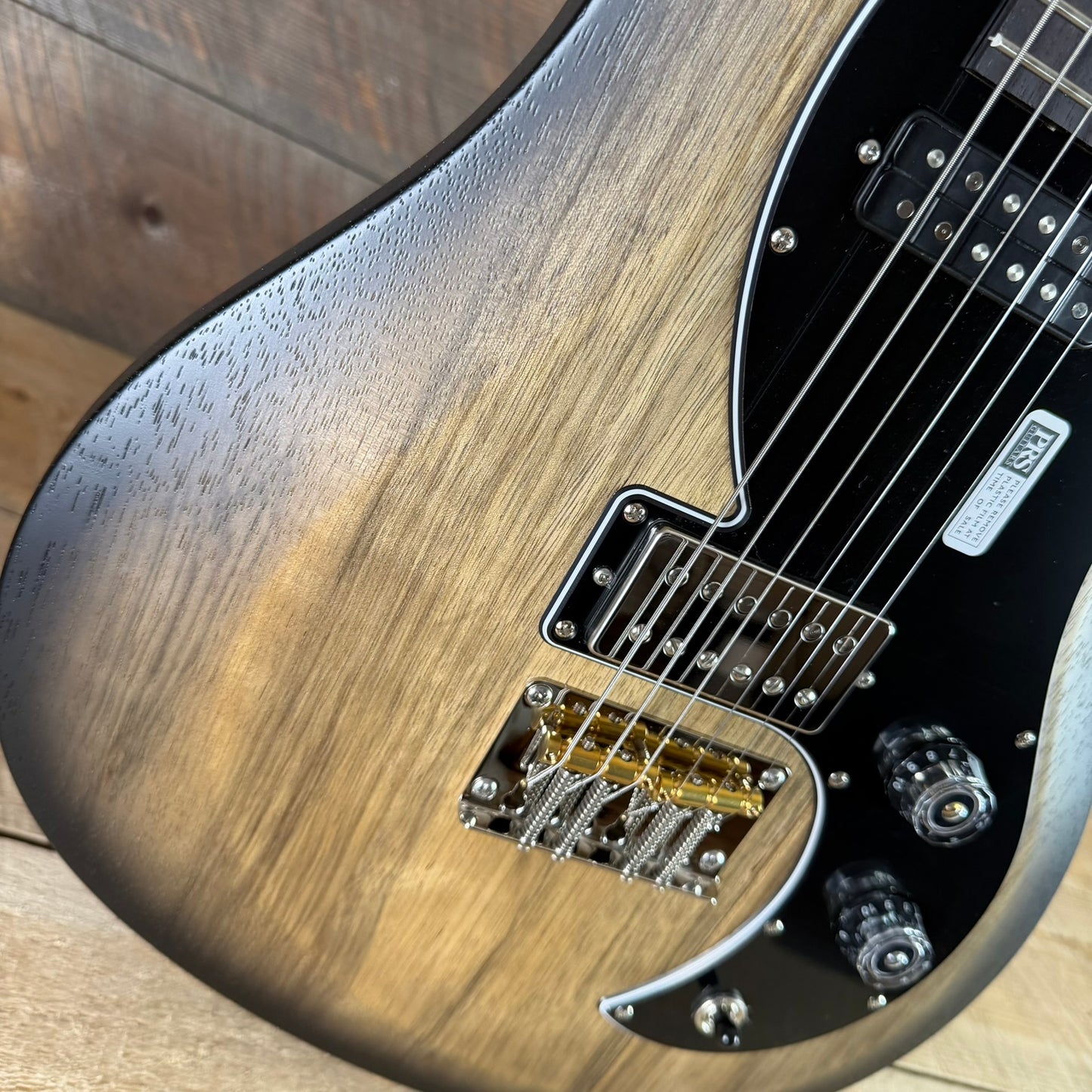 PRS S2 Vela Limited Edition Black Limba - Satin Natural Smokeburst S2088505