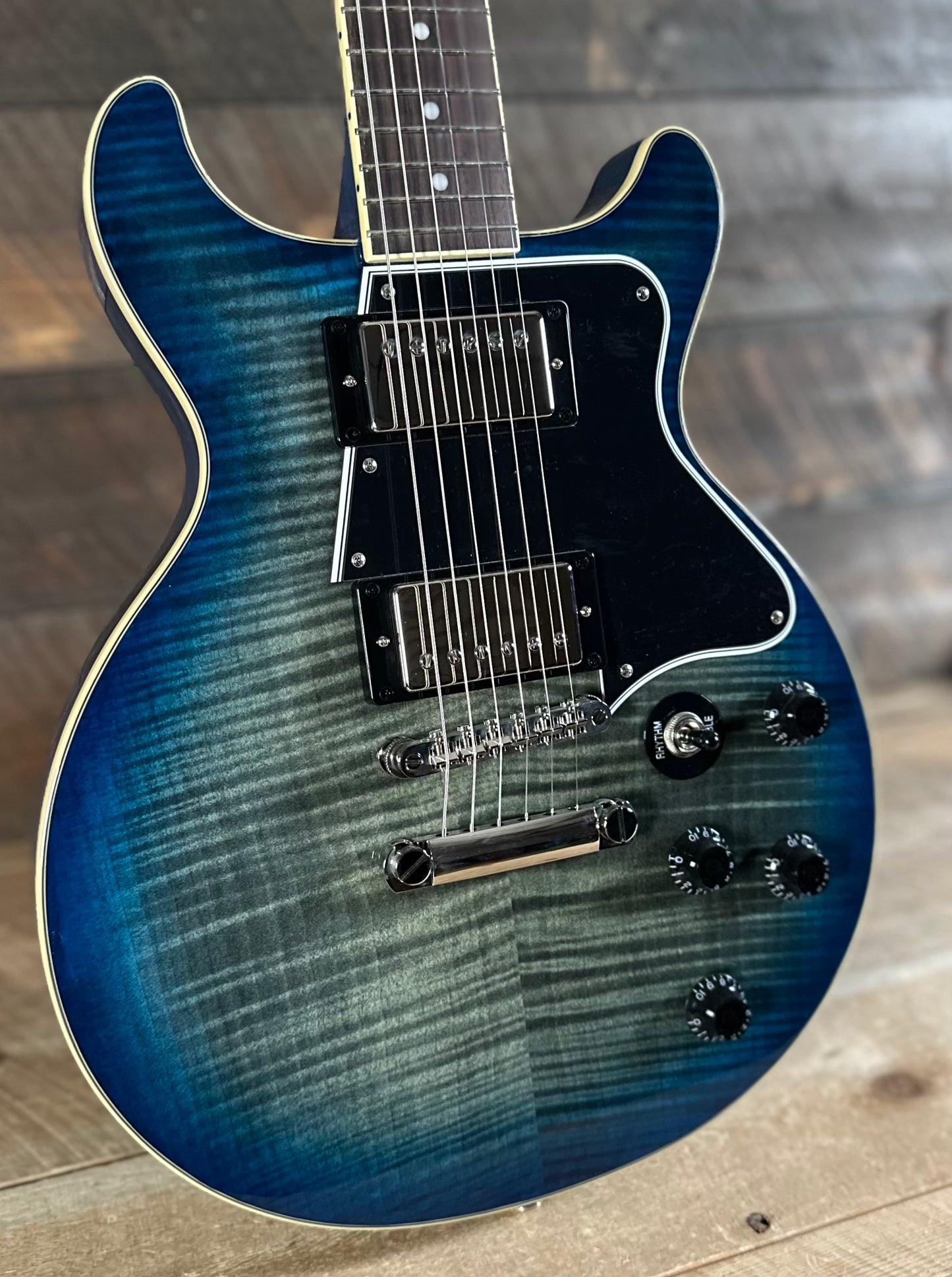 Epiphone Les Paul Special Double Cut Figured - Ocean Water 26061530335