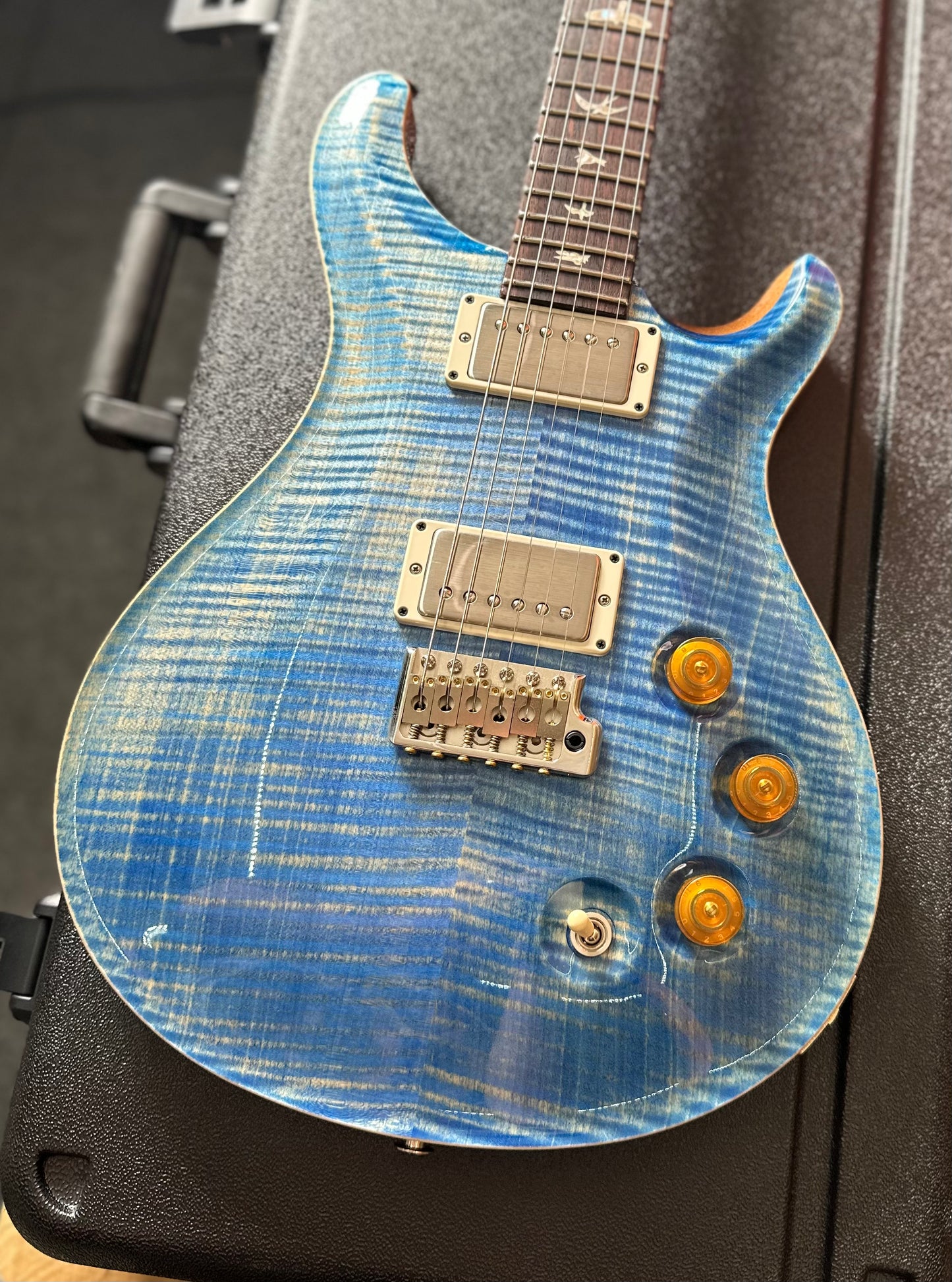 PRS DGT  (David Grissom Trem) W/Birds - Faded Blue Jean 402304