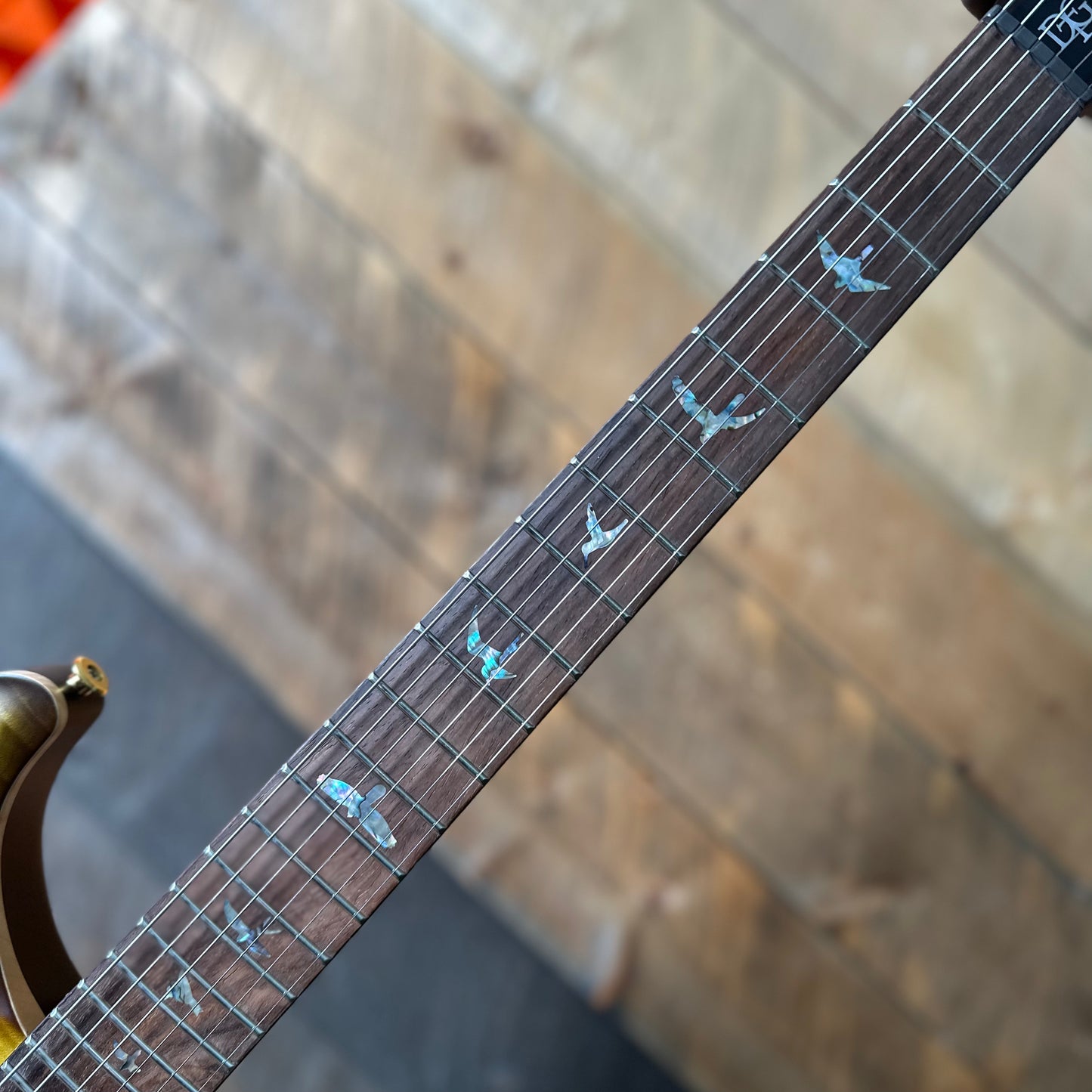 PRS DGT David Grissom Signature Wood Library Flame Maple 10 Top, Brazilian Rosewood FB - Livingston Lemondrop 410960