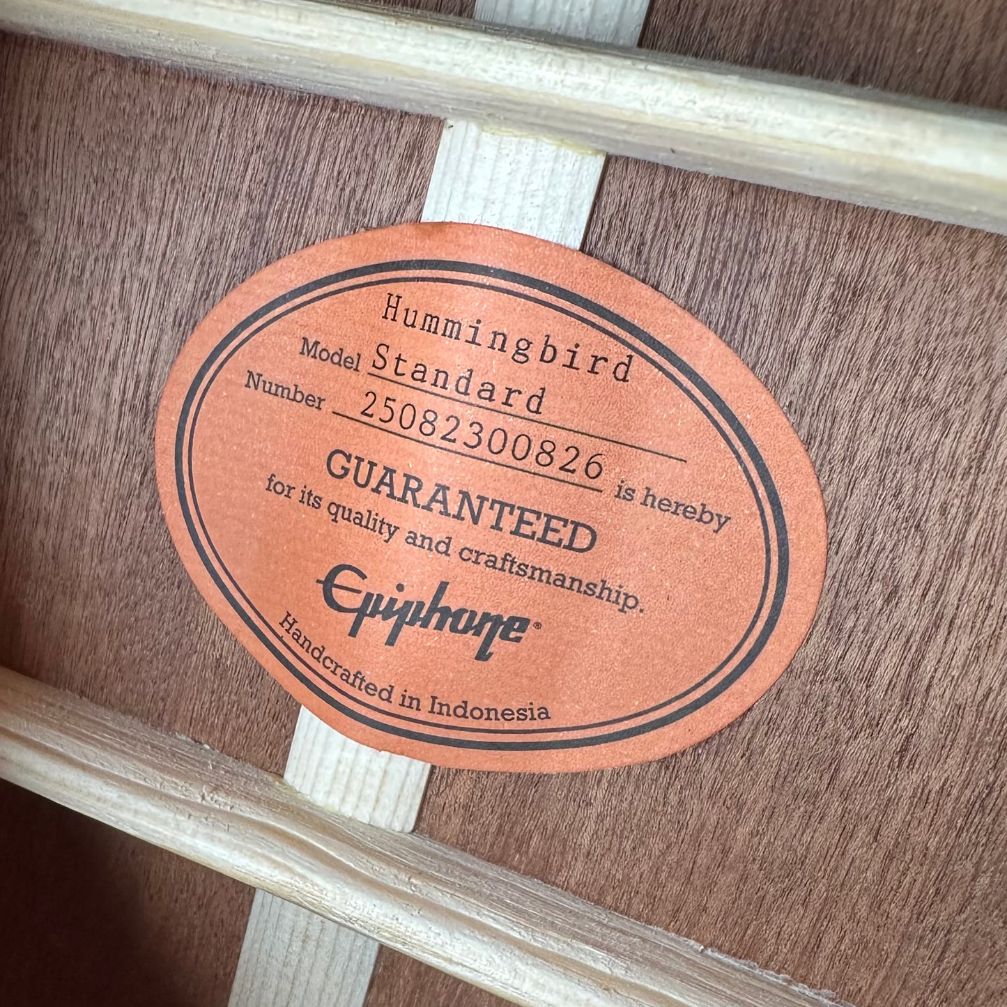 Epiphone Hummingbird Standard - Cherry Sunburst 25082300826