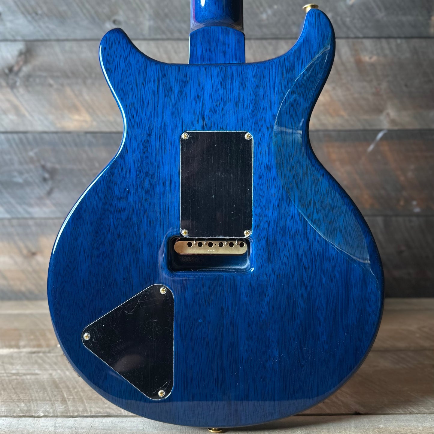 PRS Wood Library Santana Retro 10 Top, Korina Back & Neck, Ziricote FB!! - Bonnie Pink W/Blue Back! 418668