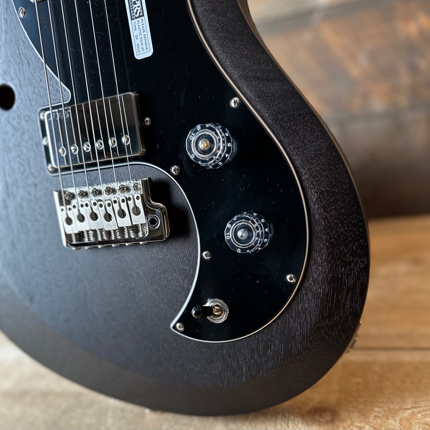 PRS S2 Vela Semi-Hollow HHT Quimper Edition – Charcoal Satin Nitro USA Electric Guitar S2089140