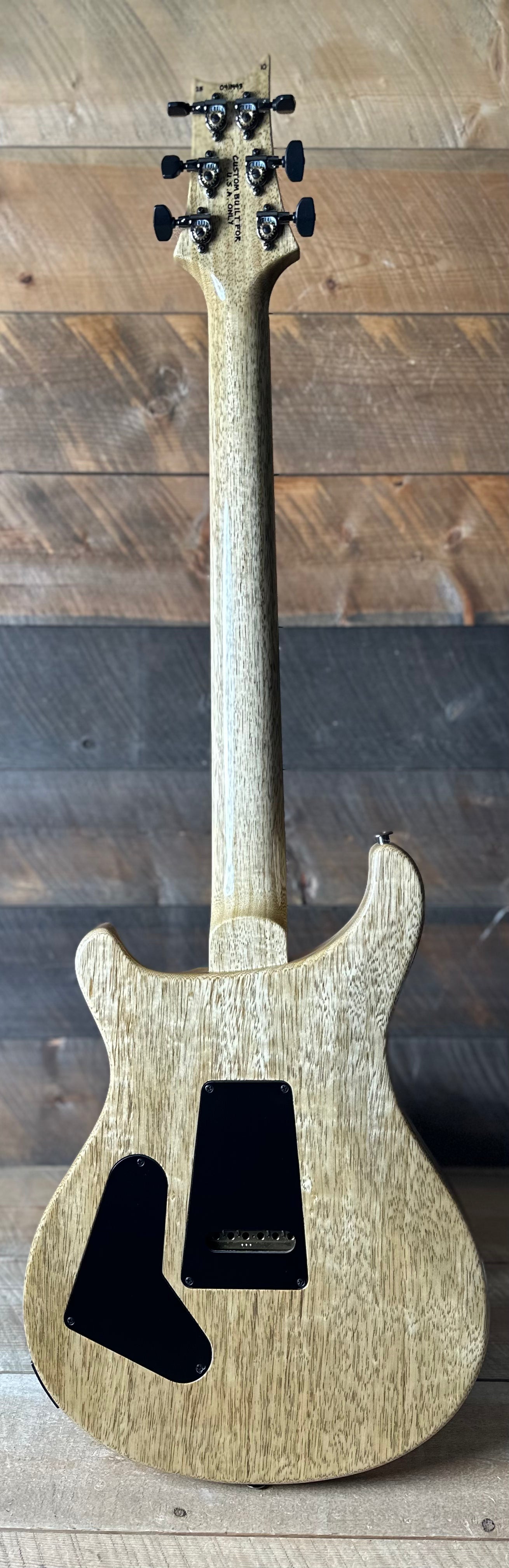 PRS Wood Library Custom 24 Flame Top  Brazilian Rosewood Fretboard!  - Blue Fade 411443