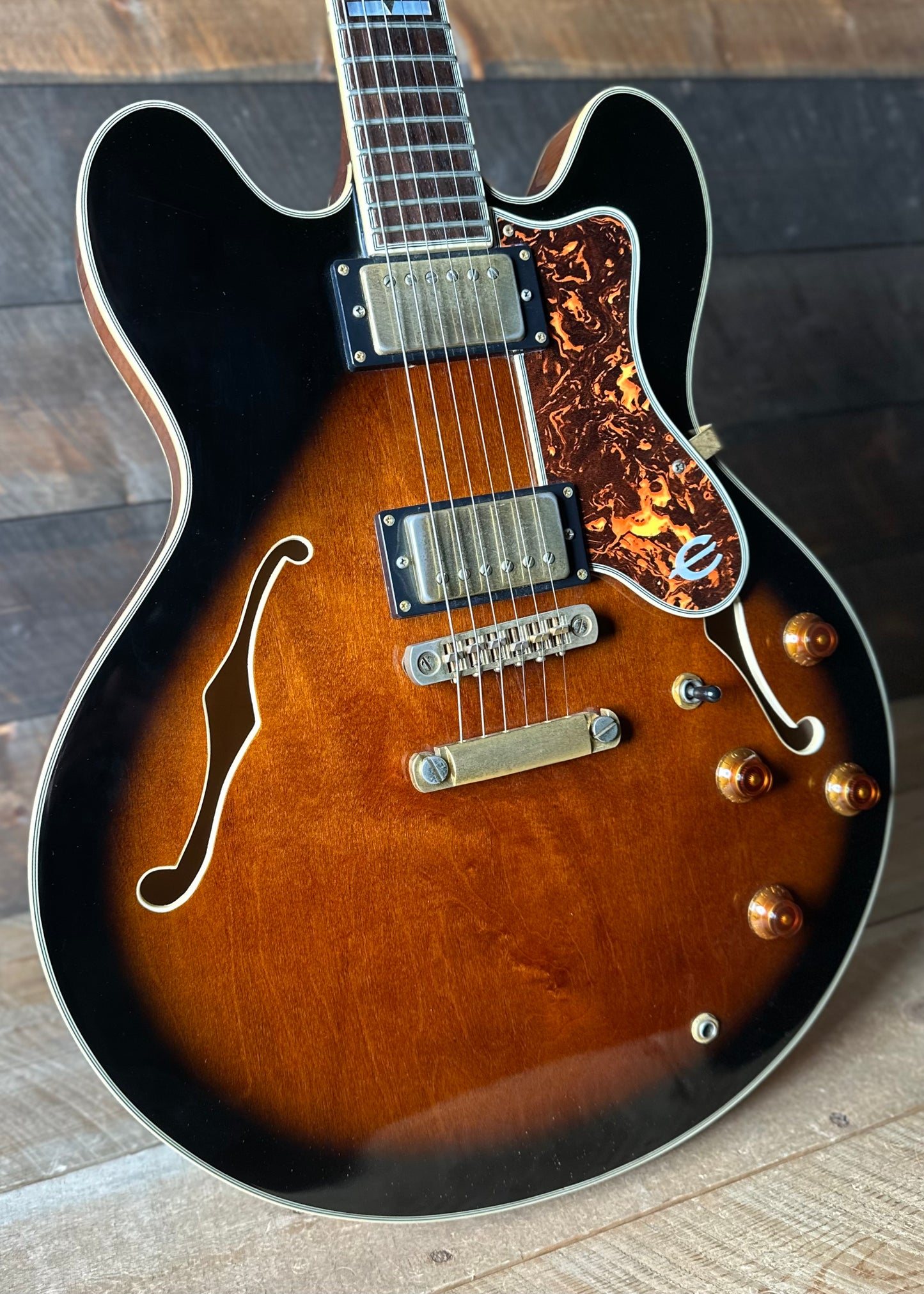 Used 1993 Epiphone Sheraton Made In Korea - Tobacco Burst