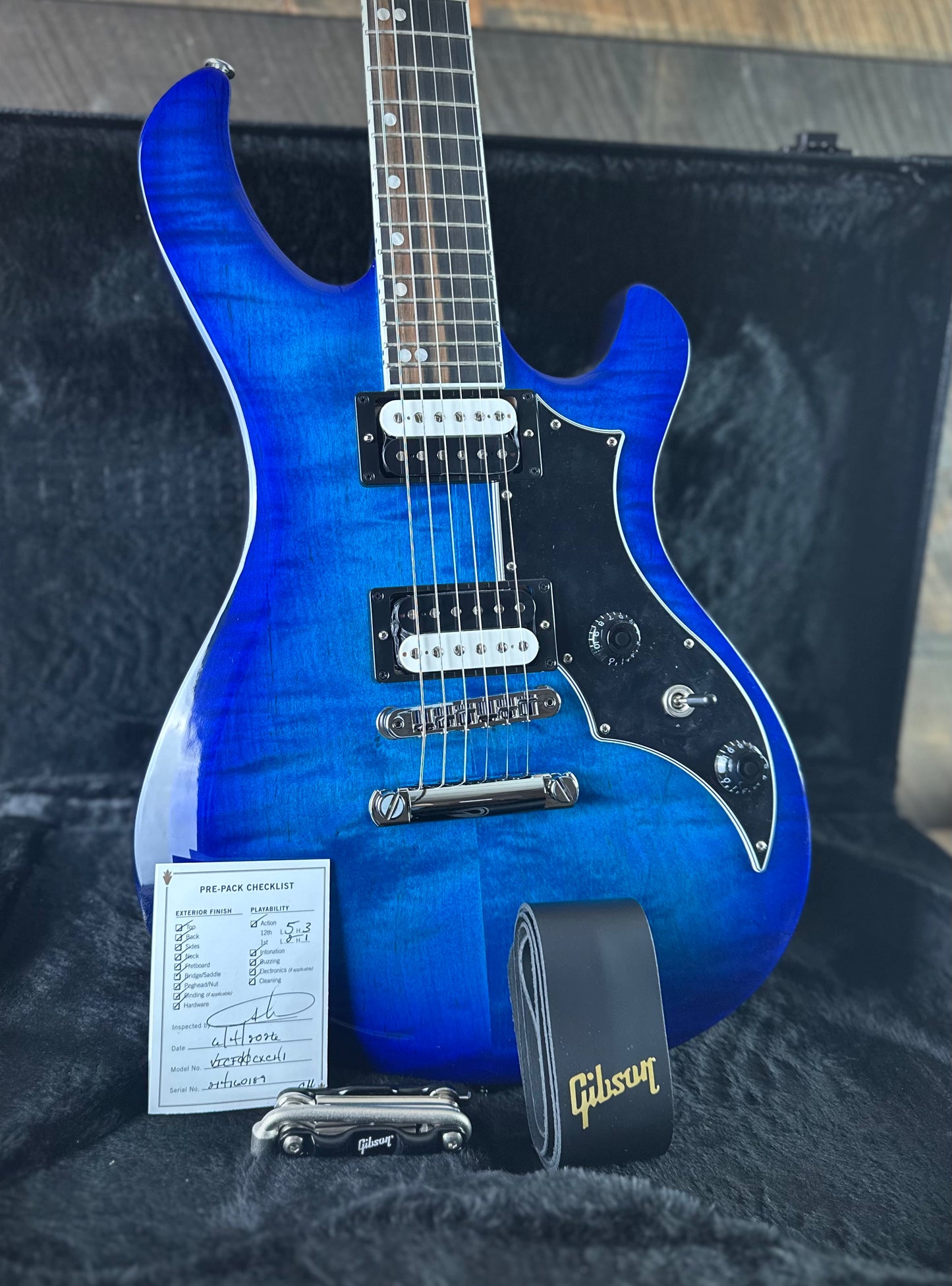 Gibson Victory Figured Top - Cobalt Burst 214160189