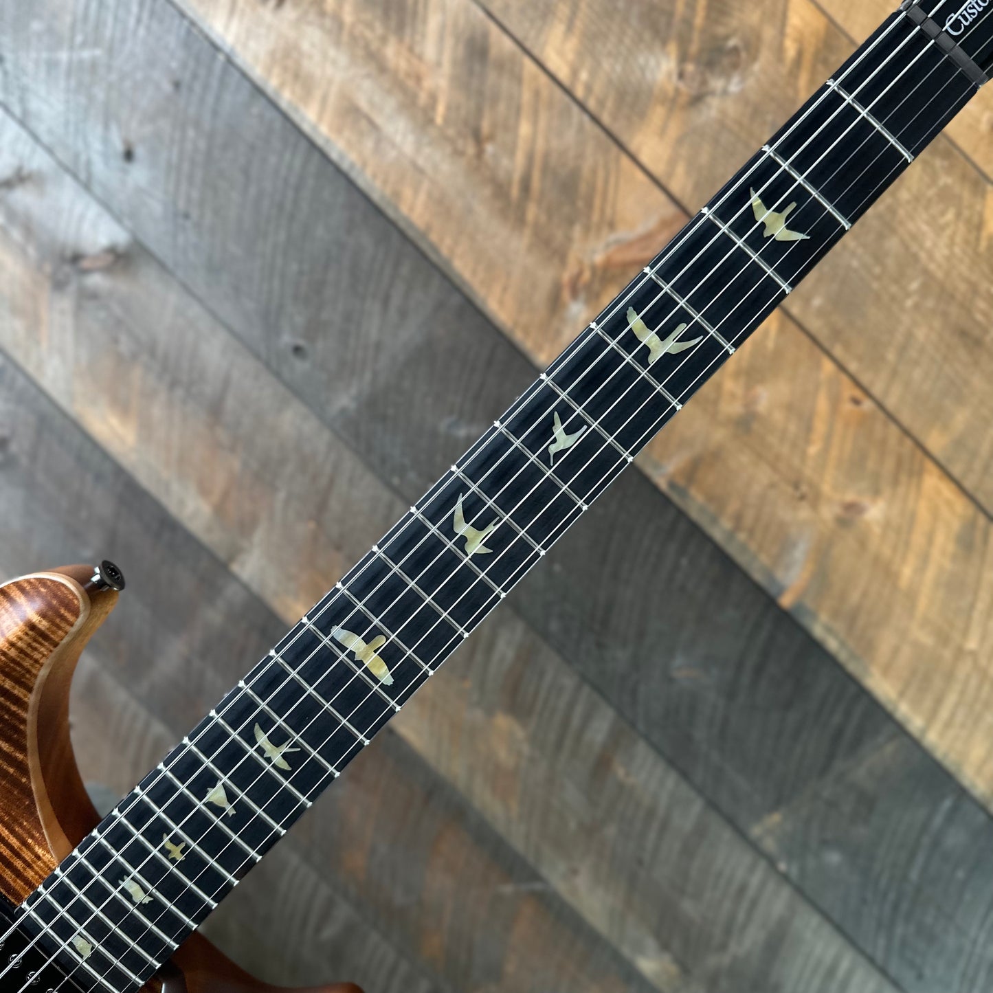 PRS Wood Library Custom 24 Fatback Semi-Hollow! - Copperhead 425090