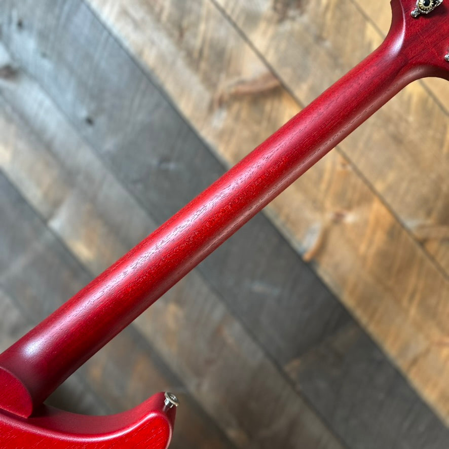 PRS S2 Vela Semi-Hollow HHT Quimper Edition – Vintage Cherry Satin Nitro USA Electric Guitar S2088986