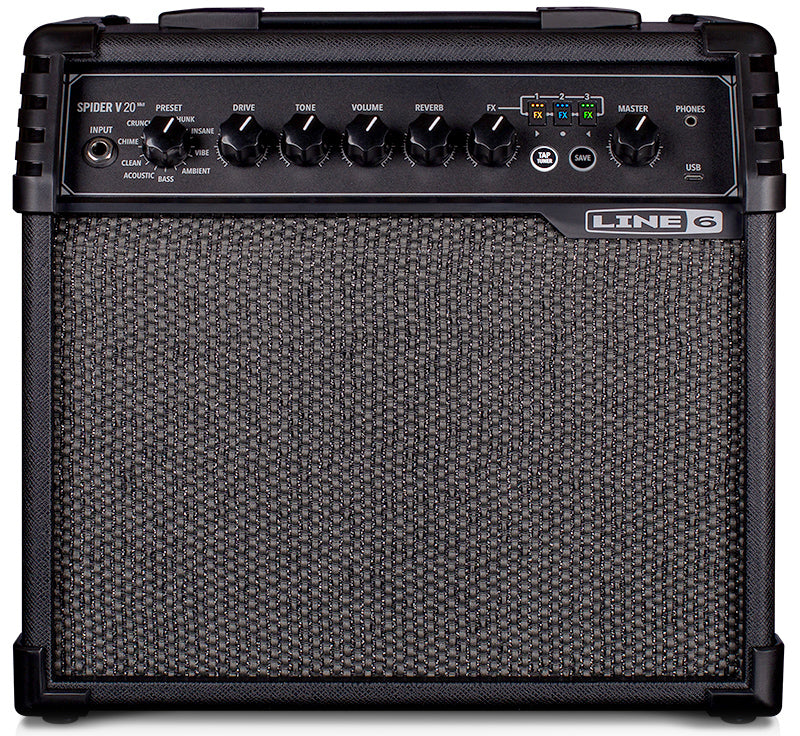 Line 6 Spider V 20 MKII 20 Watt Guitar Combo Amplifier