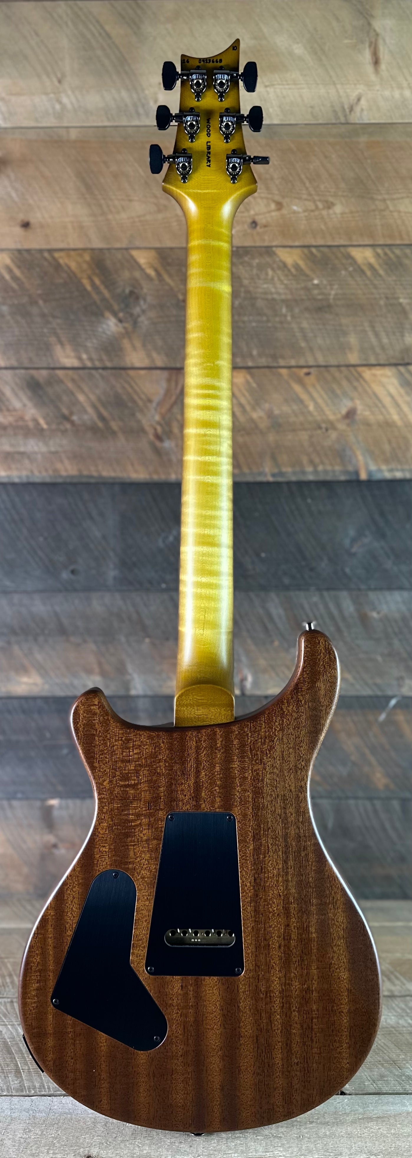 PRS Wood Library Custom 24 Fatback Semi-Hollow! - Satin Livingston Lemondrop 423668