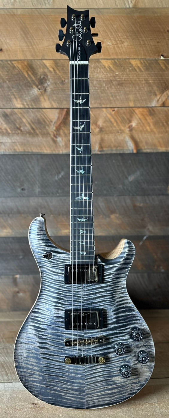 PRS Wood Library McCarty 594 Flamed Maple 10 Top, Swamp Ash Back, Stained Flamed Maple Neck, Bound Ebony FB - Satin Charcoal 418878