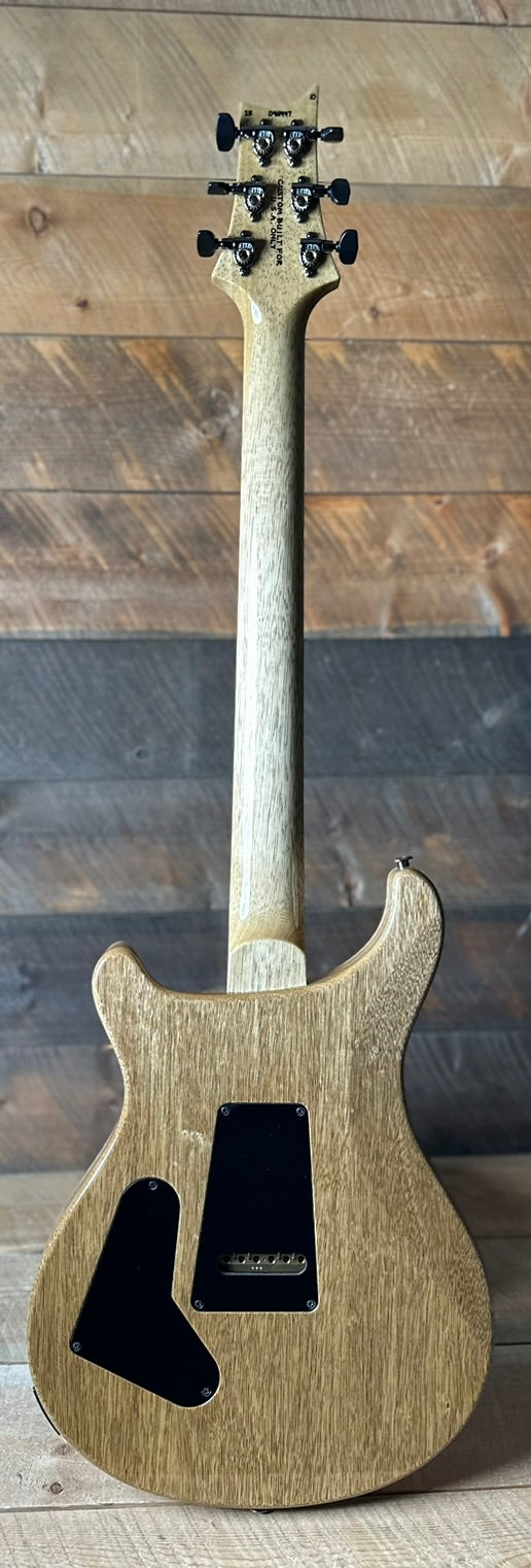 PRS Wood Library Custom 24 Blue Fade 10 Top Brazilian Rosewood Fretboard 58/15lt Korina Back 411447