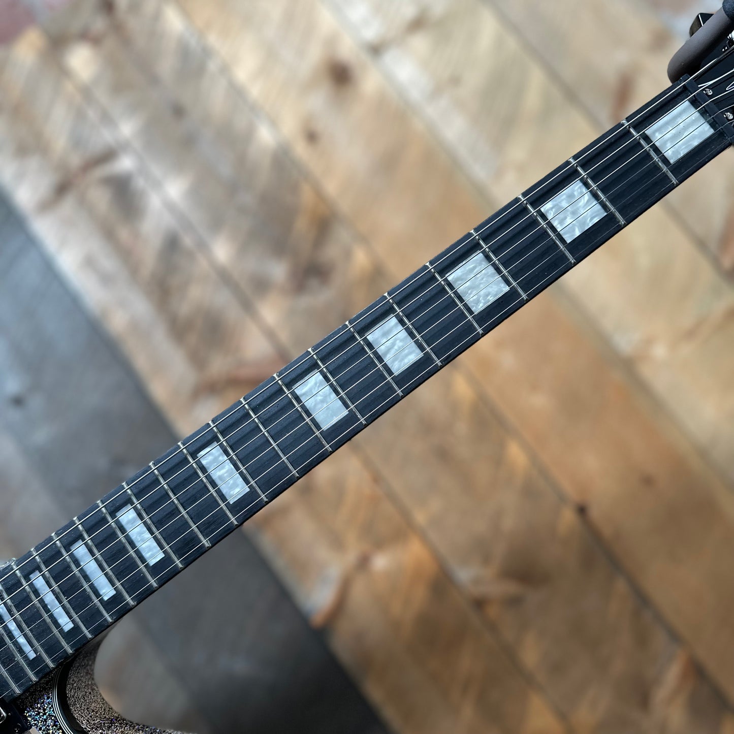 Epiphone Lzzy Hale Explorer Custom - Black Diamond Holographic Sparkle 26031523277