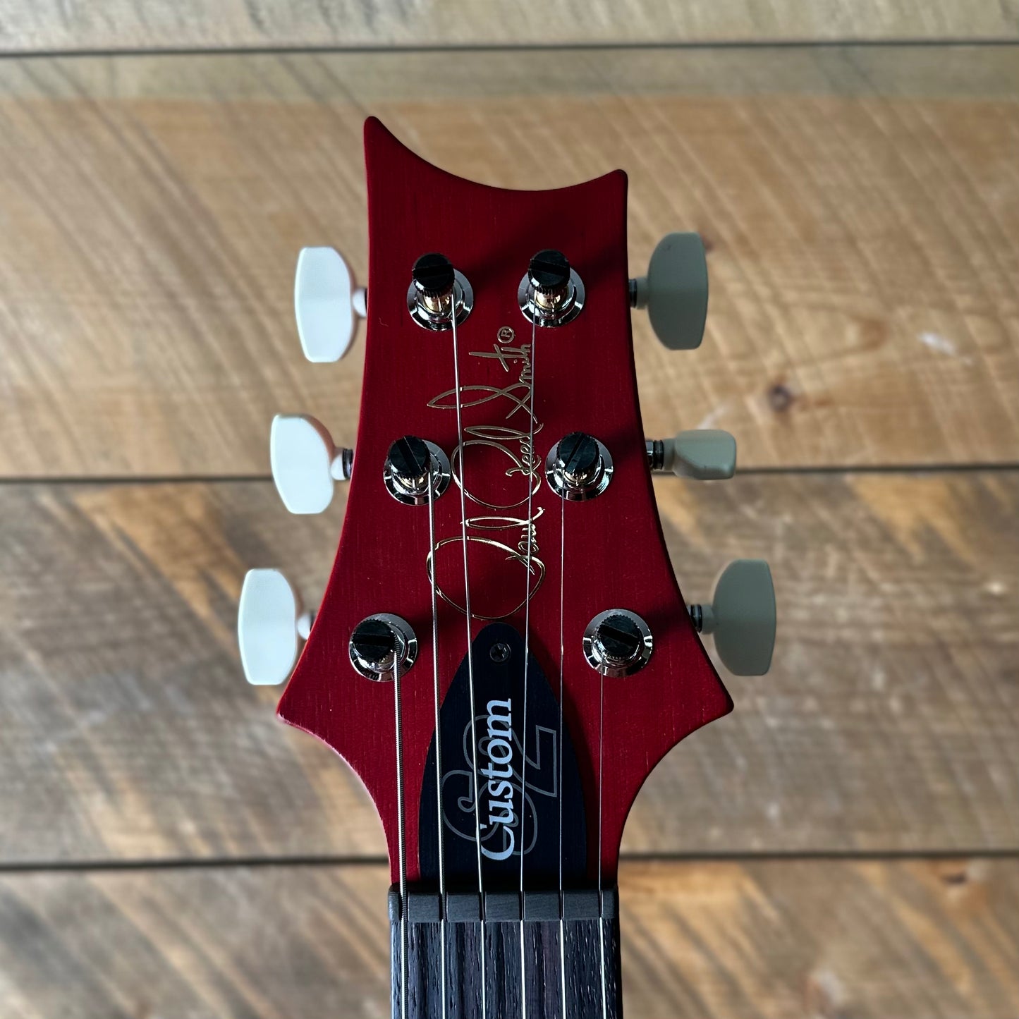 PRS S2 Wood Library Custom 24-08 QS Exclusive Satin Run! - Bonnie Pink Cherry Burst S2085529