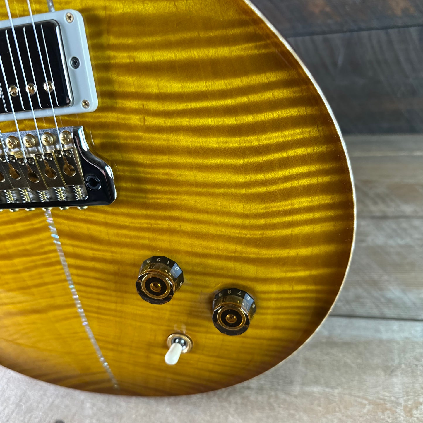 PRS Wood Library Santana Retro Flamed Maple 10 Top, Korina Back & Neck, Ziricote FB!! - McCarty Sunburst 419529