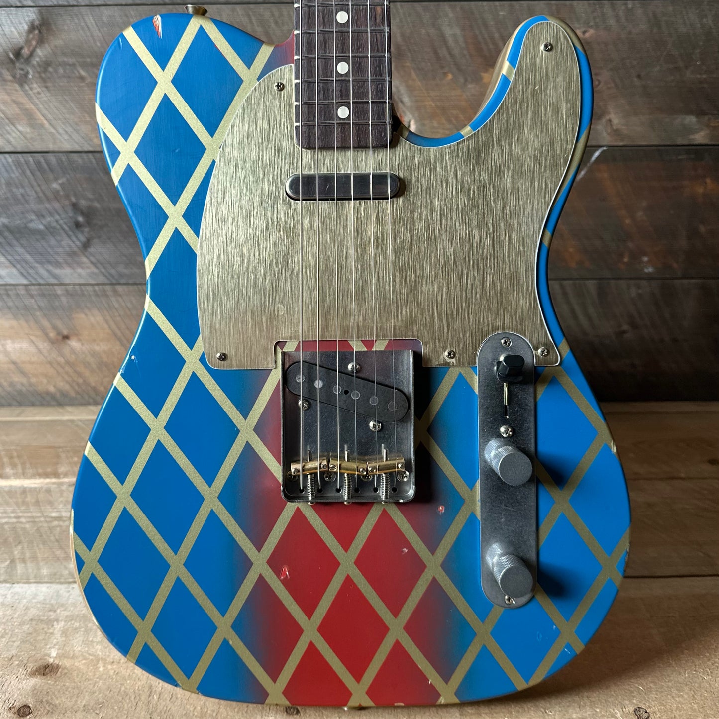 Nash T-63 Alder Body Light Aged - Rare Art Series Harlequin #4 NG-6310