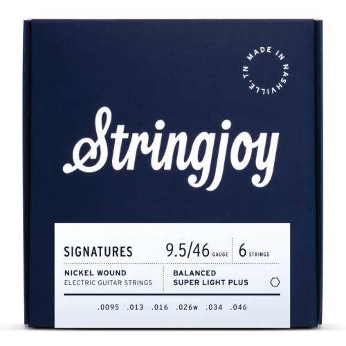 Stringjoy 9.5-46 Balanced Super Light Plus Gauge Signatures - Nickel Wound Electric Guitar Strings