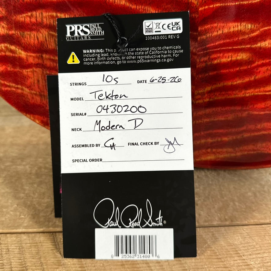 PRS Tekton Bolt-On Hardtail Bridge - Imperial Topaz Natural Body/Neck 430200