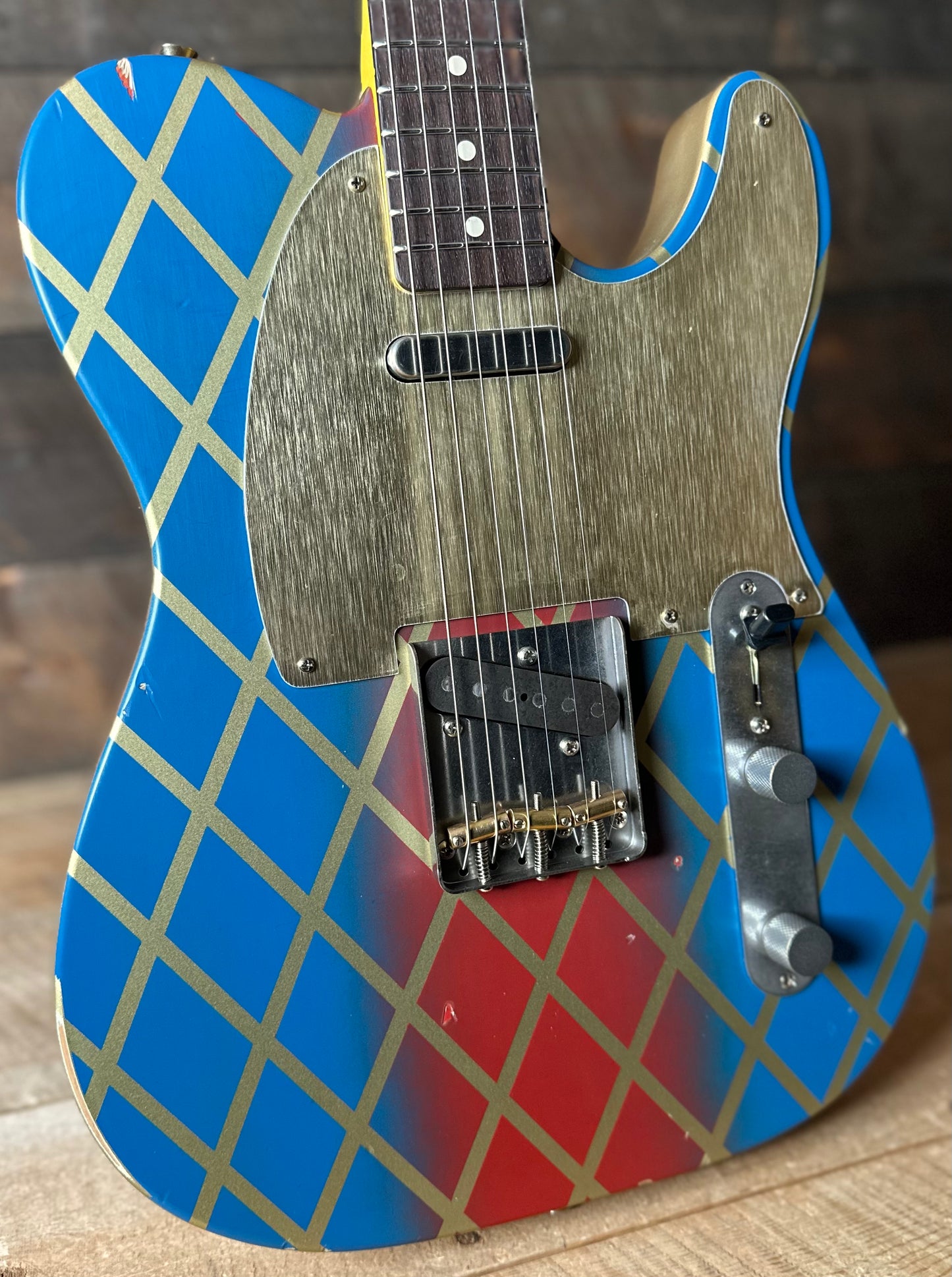 Nash T-63 Alder Body Light Aged - Rare Art Series Harlequin #4 NG-6310