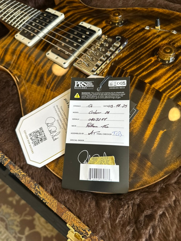 PRS Limited Edition 40th Anniversary Custom 24 - Tiger Eye 403277