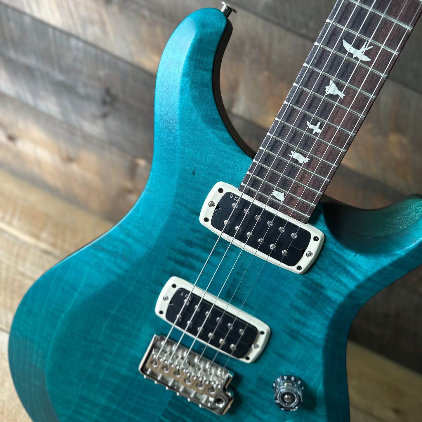 PRS S2 Wood Library Custom 24-08 QS Exclusive Satin Run! - Faded Abalone S2085533