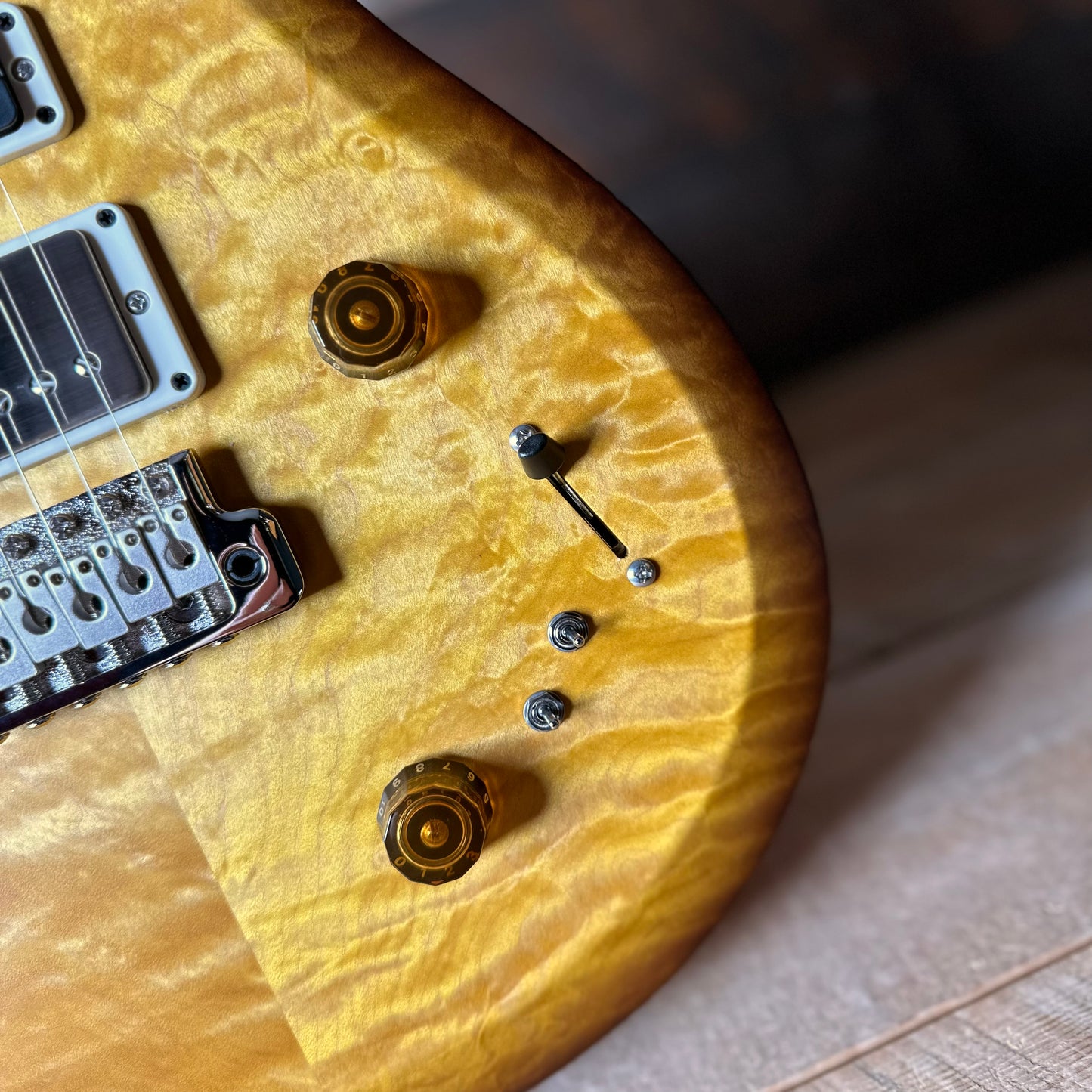 PRS S2 Wood Library Special Semi-Hollow Quilted Top - Livingston Lemondrop S2085514