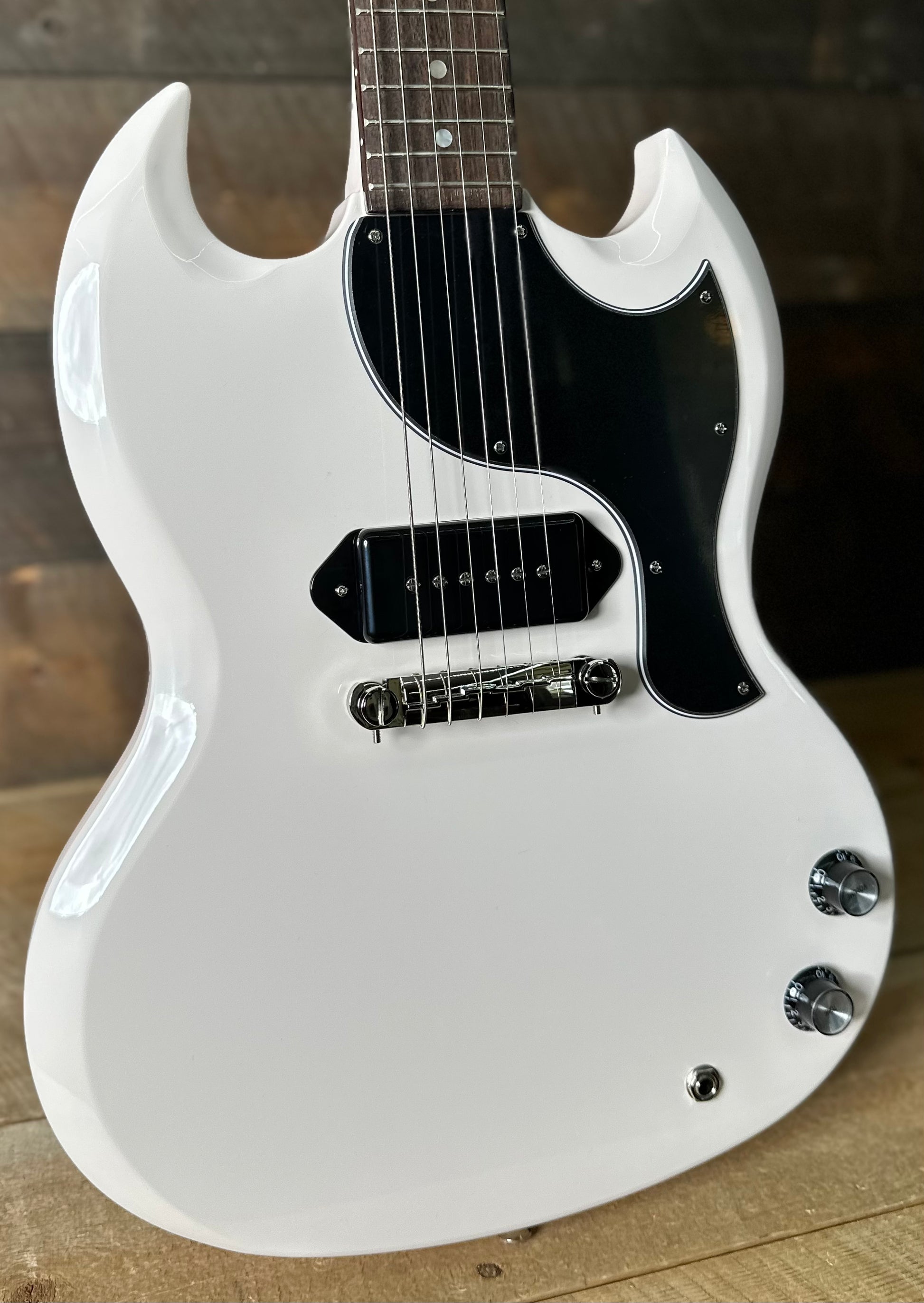 Epiphone YUNGBLUD SG Junior - Classic White 24111522065 – Quimper Epiphone YUNGBLUD SG Junior - Classic White 24111522065 – Quimper