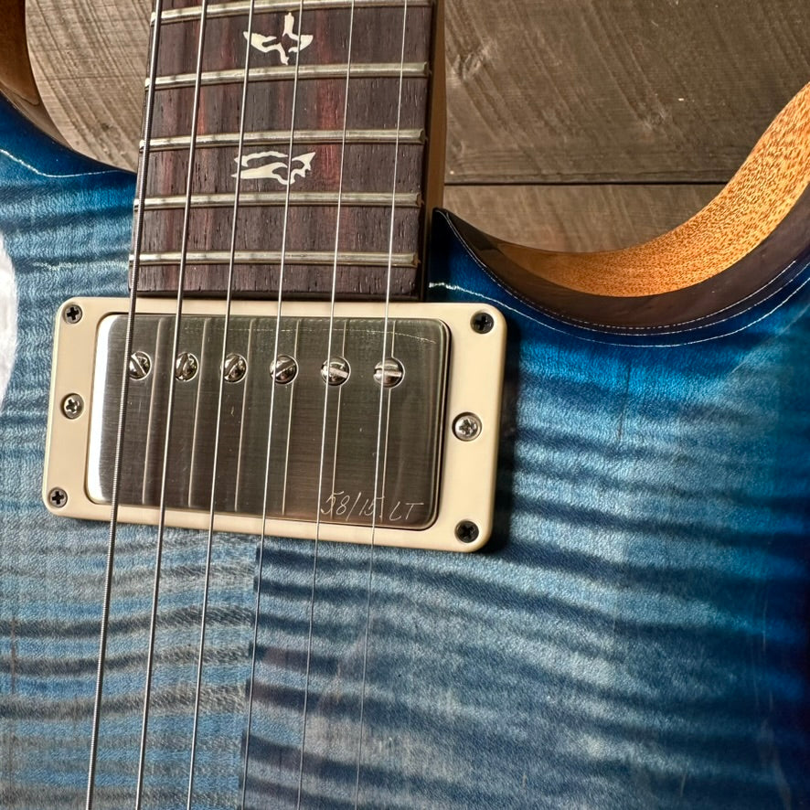PRS CE 22 Limited Color!! - Faded Whale Blue w/ Blue Smokeburst, Natural Back 413845