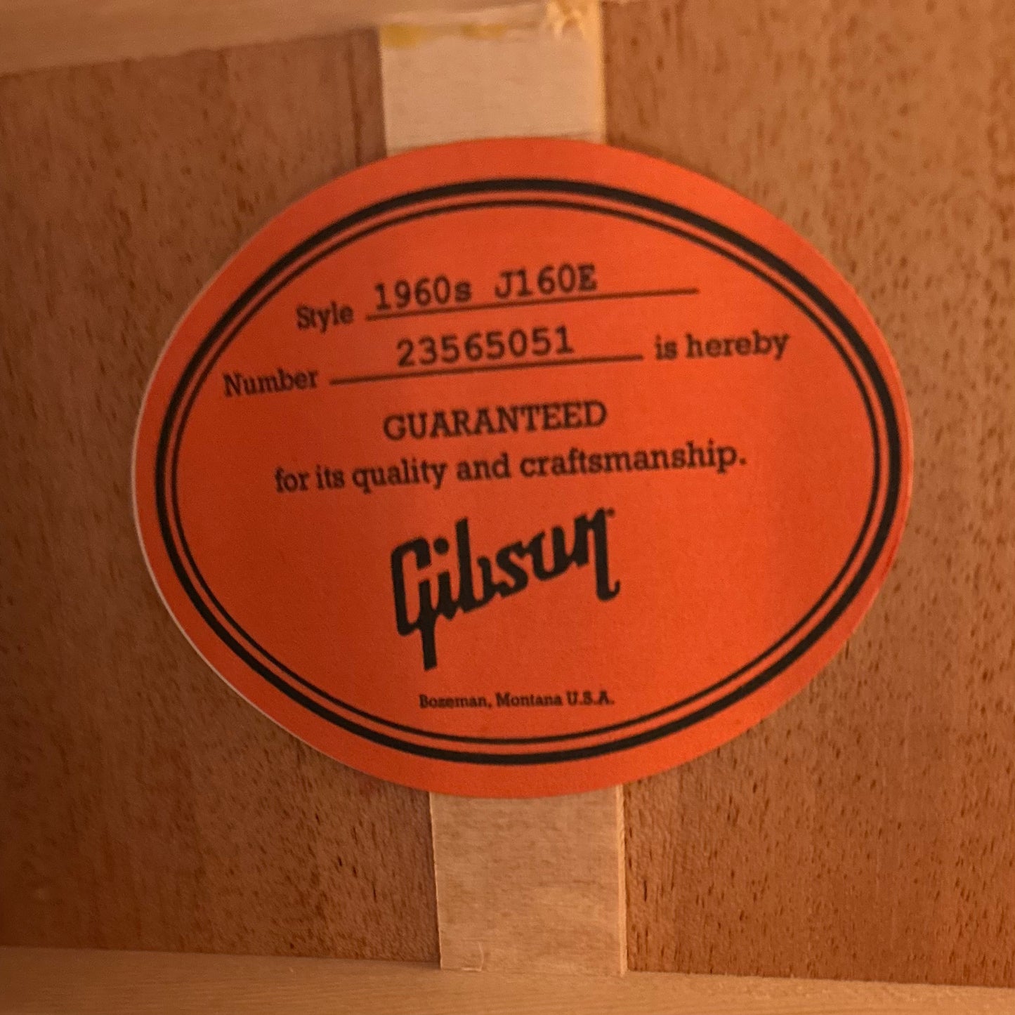 Gibson J-160E Original - Vintage Sunburst 23565051