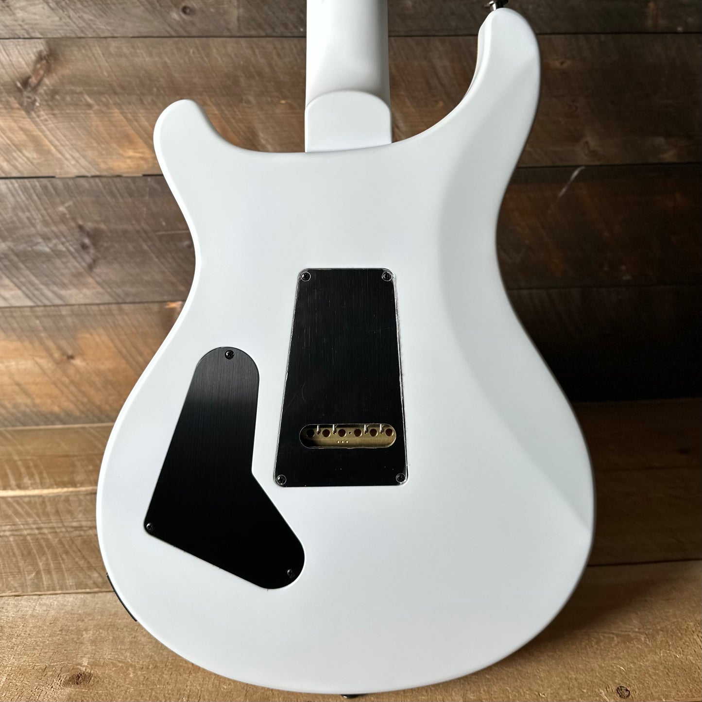 PRS Custom 24 Mango Top, Gaboon Ebony FB Satin Custom Color - Faded Grey Whale Blue W/White Back 408058