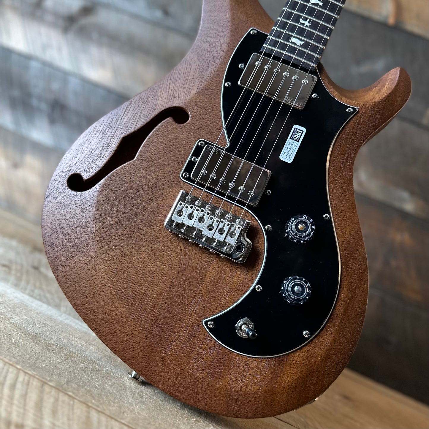 PRS S2 Vela Semi-Hollow HHT Quimper Edition – Walnut Satin Nitro USA Electric Guitar S2088995