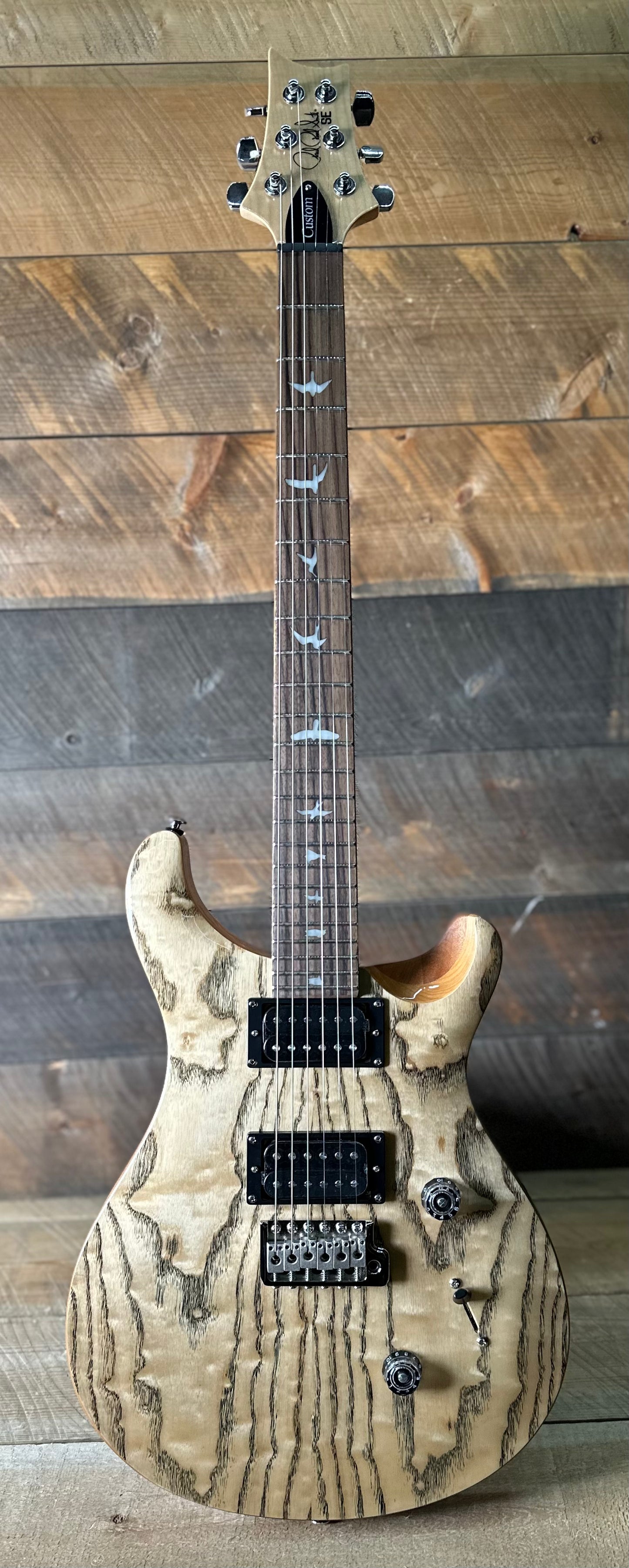 PRS SE Custom 24 Burled Ash Limited Edition - Natural 101163