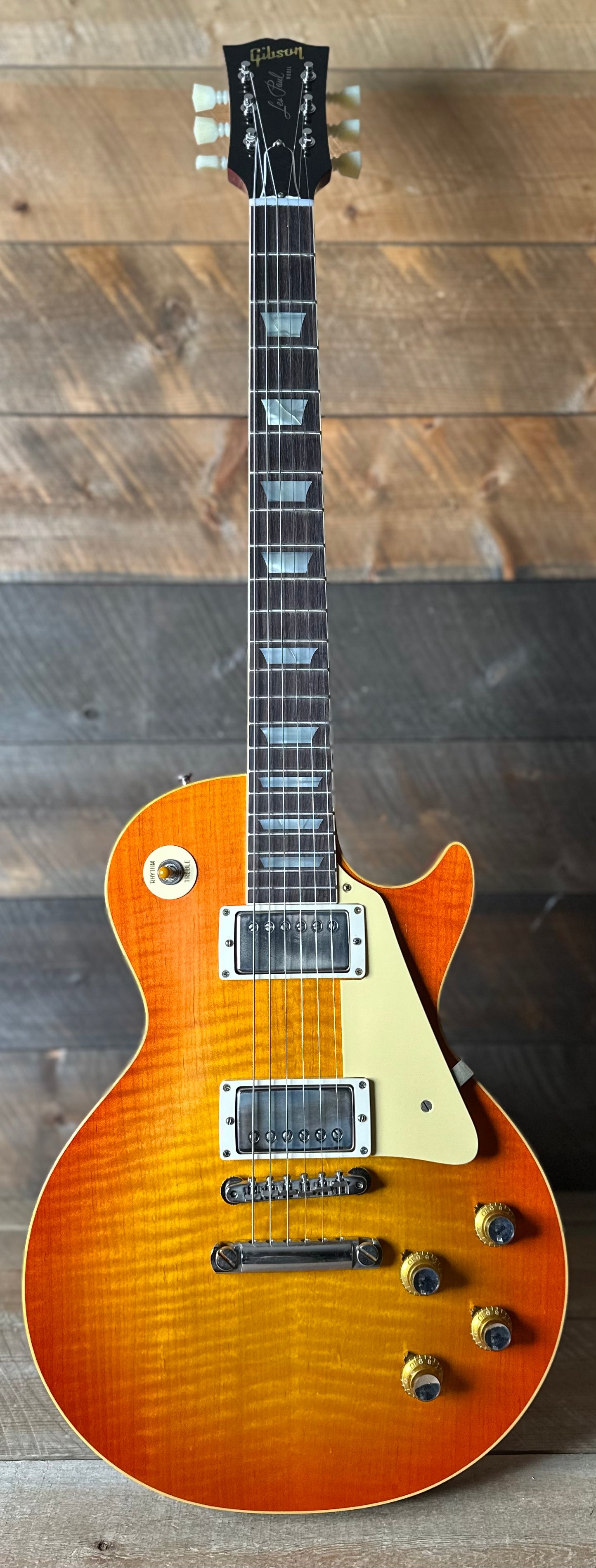 Gibson Custom 1960 Les Paul Standard Reissue, VOS 8.15 LBS!! - Tangerine Burst 06037