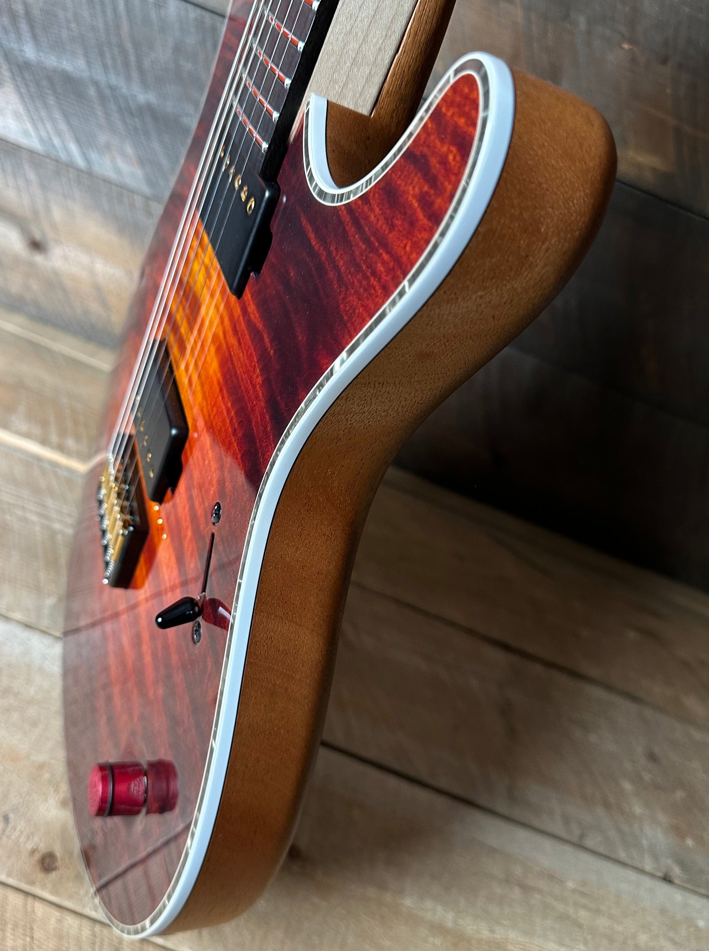 Used Mayones Regius BT 6 Quilted 4A Top - Dark Lava Burst!