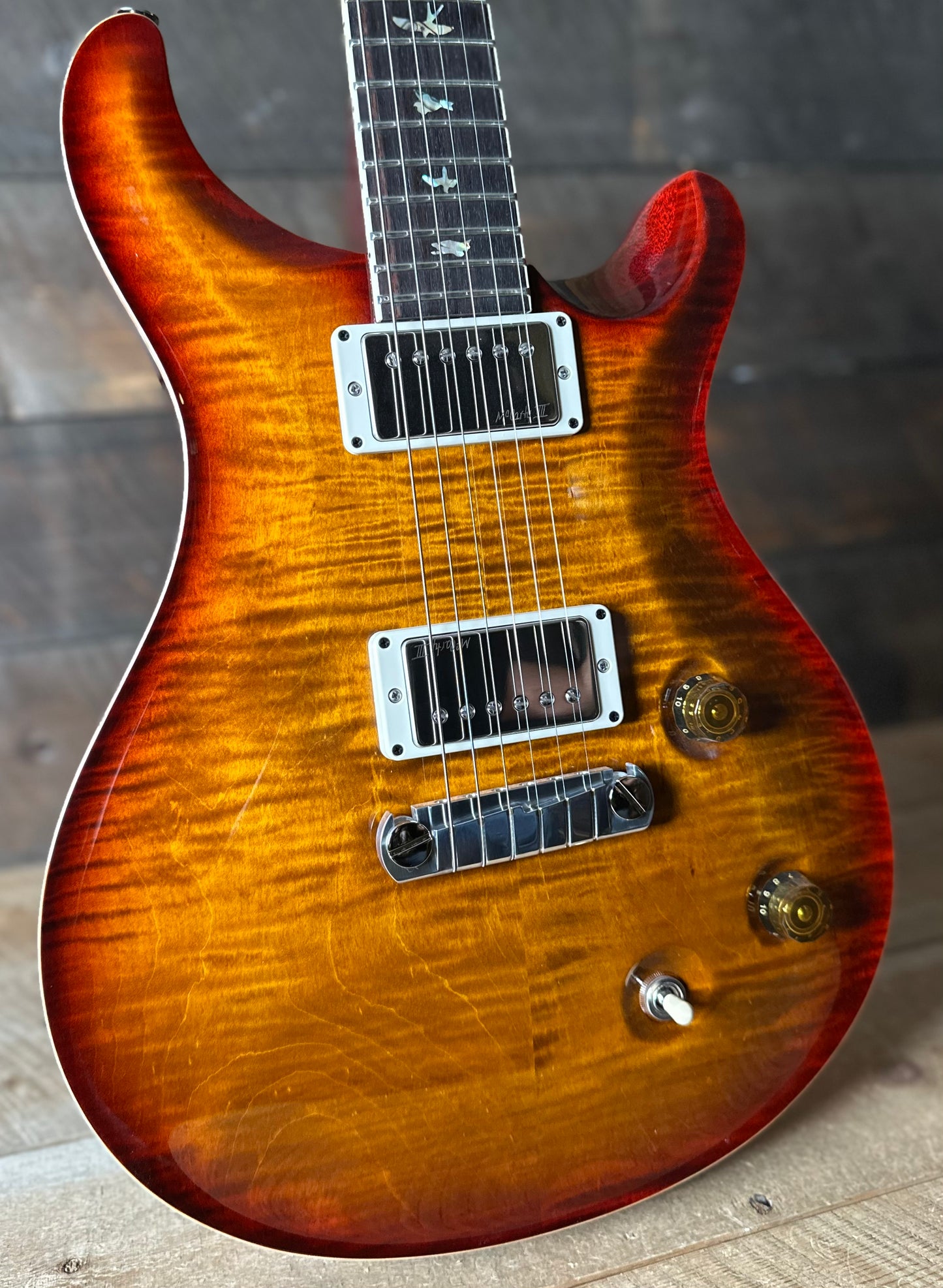PRS Core McCarty Electric Guitar Stunning Maple Top! - Dark Cherry Sunburst 414052