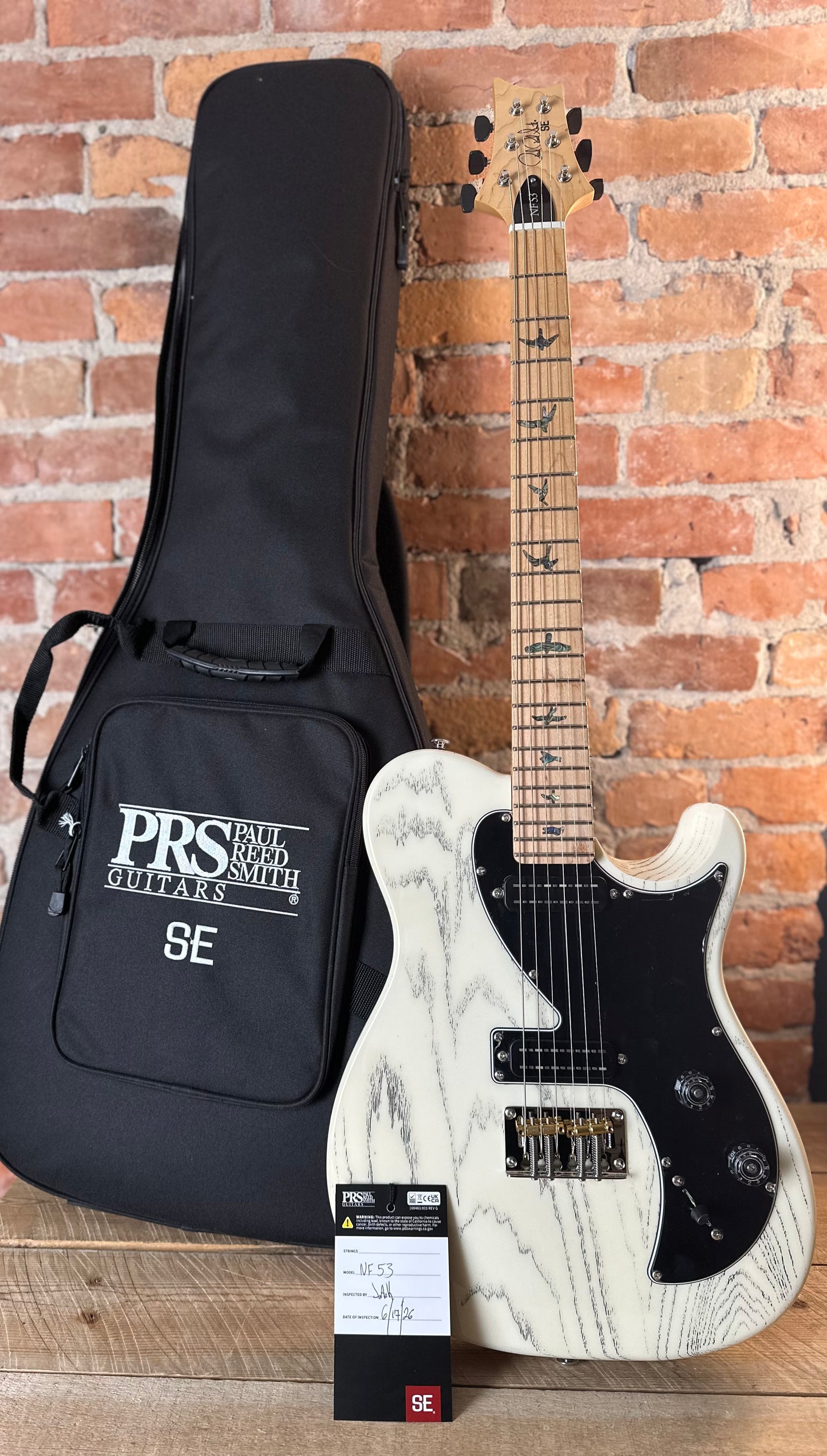 PRS SE NF53 - White Doghair CTI006838