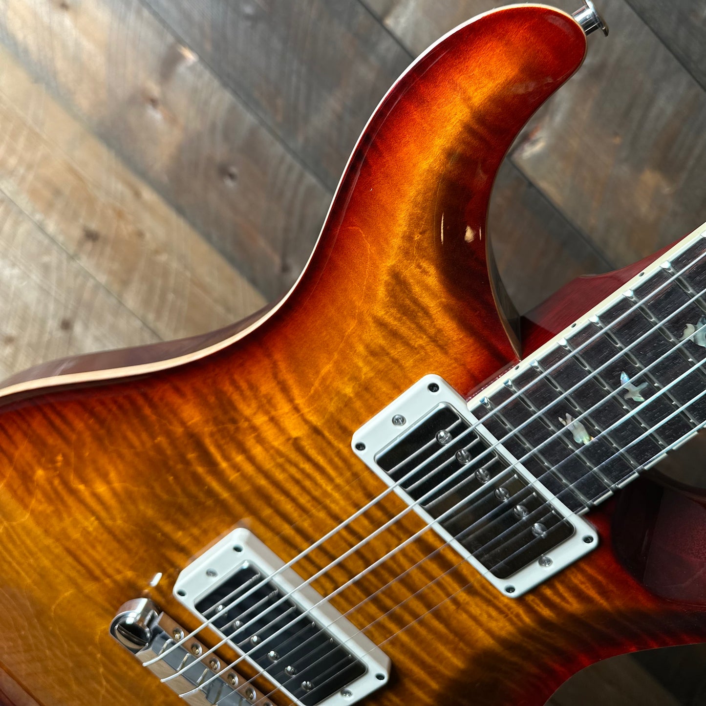 PRS Core McCarty Electric Guitar Stunning Maple Top! - Dark Cherry Sunburst 414052