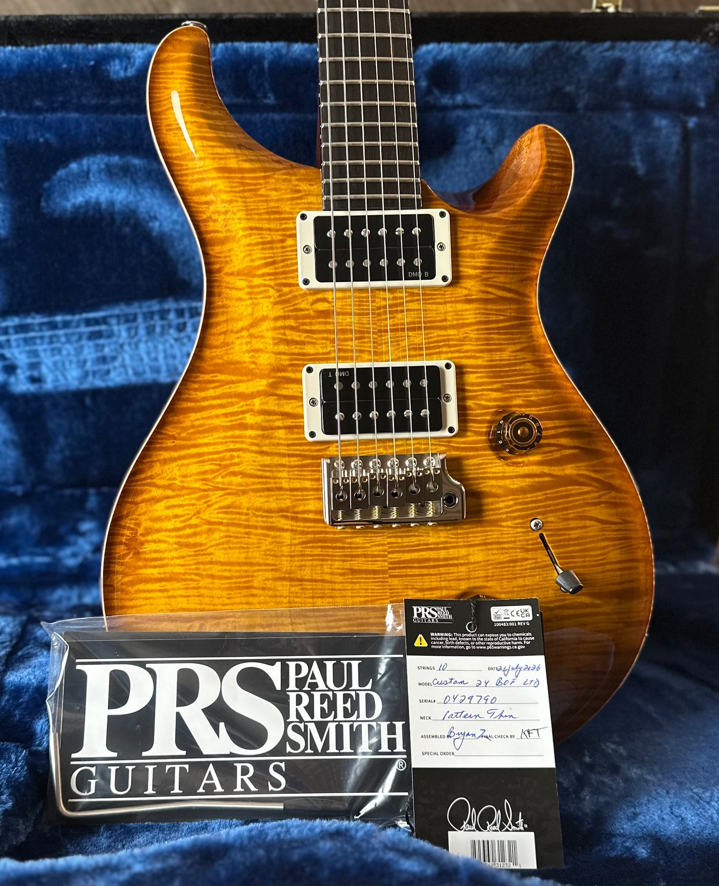 PRS Custom 24 "Birds of a Feather" Limited Edition - Honey Gold 429790