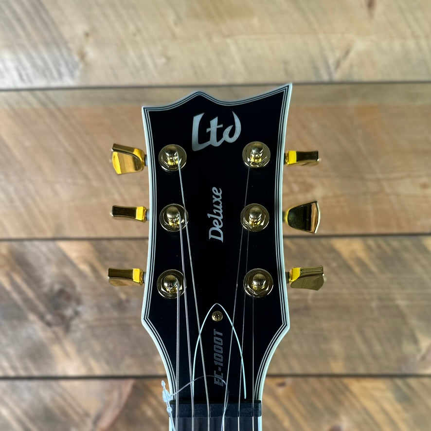 Used ESP LTD. EC-1000T CTM - Vintage Gold W/Hardshell Case