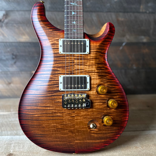 PRS Wood Library DGT David Grissom Signature Wood Library Flame Maple 10 Top, Brazilian Rosewood FB - Custom Color Copperhead Cherry Burst 410961