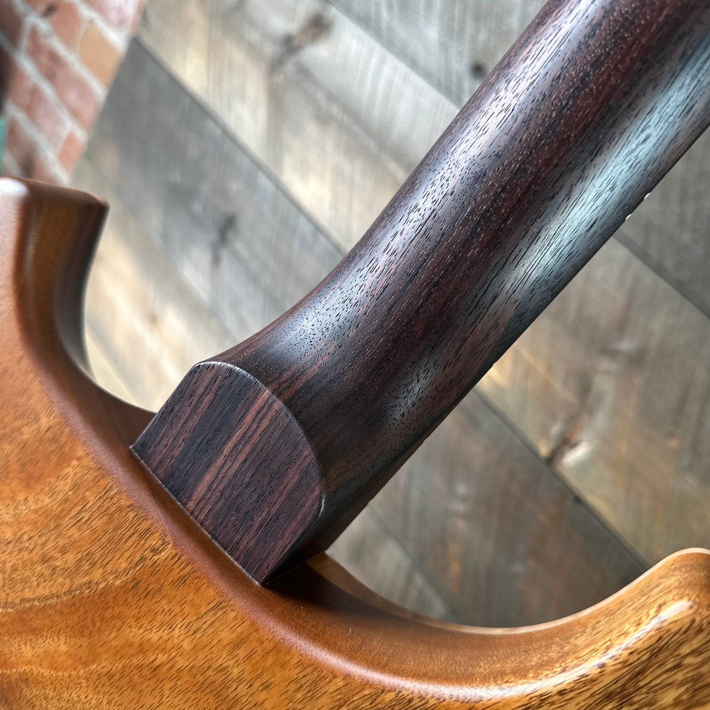 PRS Wood Library DGT Semi-Hollow David Grissom Signature Rosewood Neck! Flamed Maple 10-Top Smoked Black Hardware - Copperhead 418148