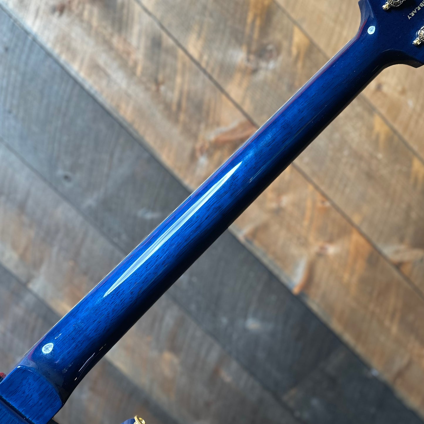 PRS Wood Library Santana Retro 10 Top, Korina Back & Neck, Ziricote FB!! - Bonnie Pink W/Blue Back! 418668