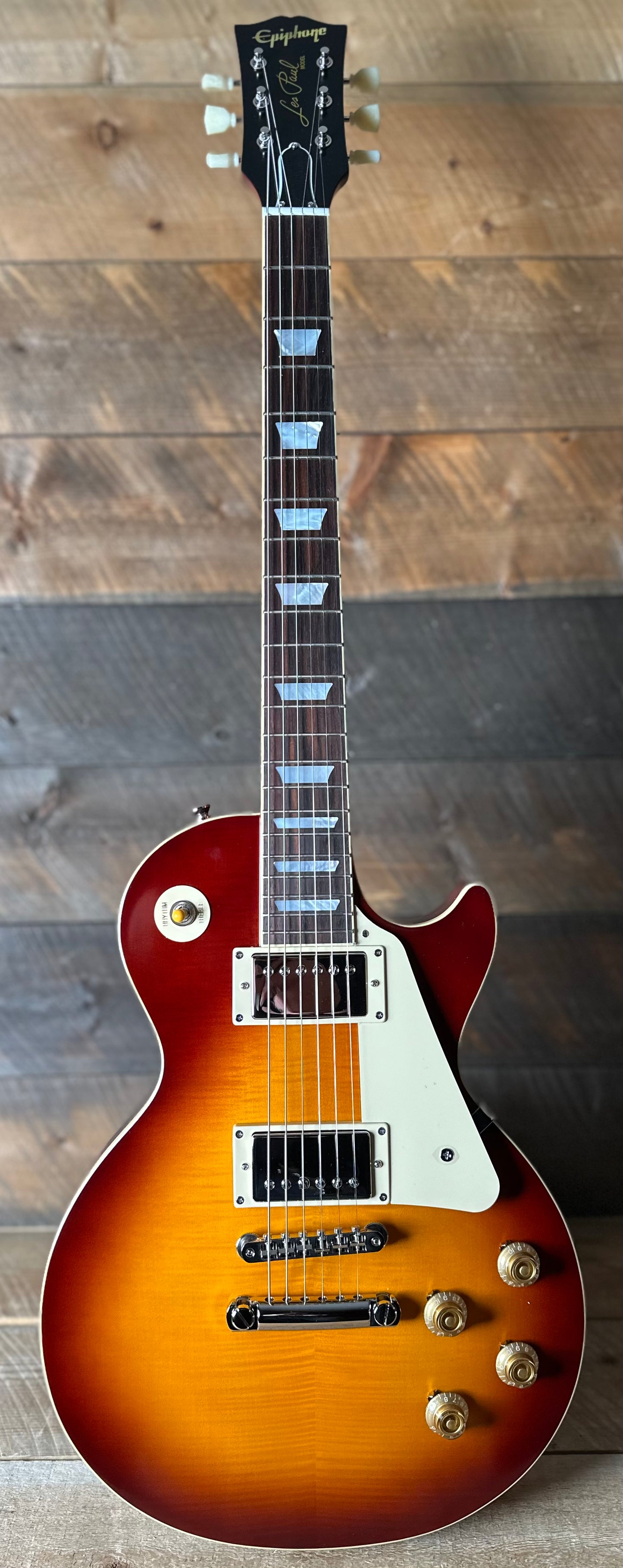 Epiphone Inspired By Gibson 1959 Les Paul Standard - Deep Cherry Sunburst  24121523050
